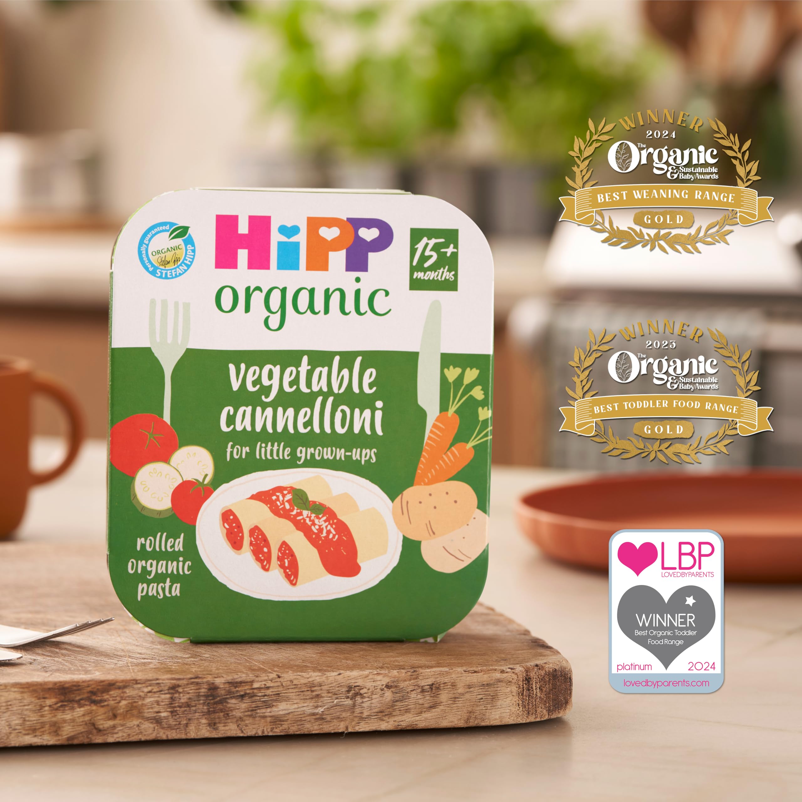 HiPP Organic Vegetable Cannelloni Toddler Meal 15+ Months 250g 4