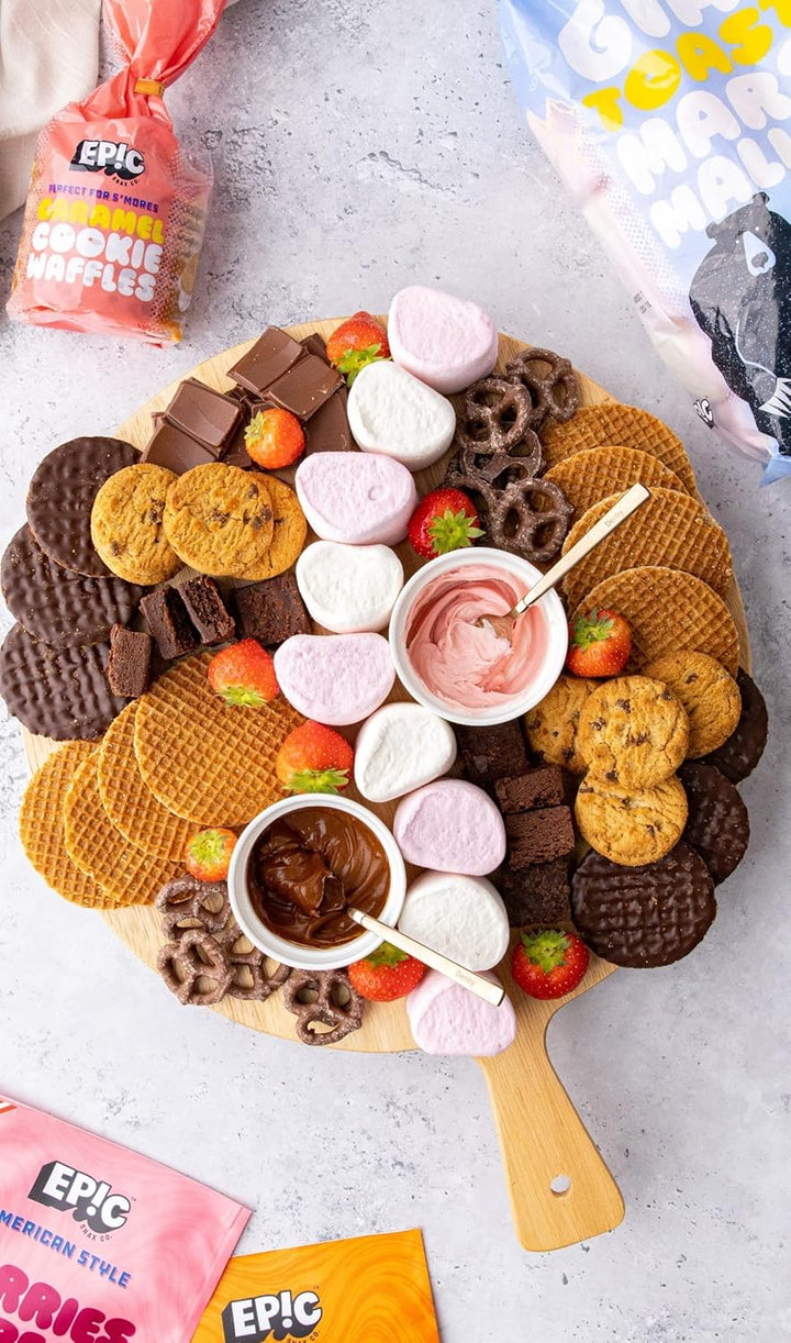 EPIC SNAX CO - Giant American Style Pink and White Toastin’ Marshmallows, 500g