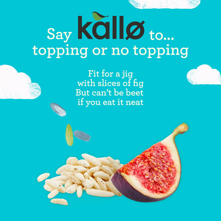 Kallo Gluten Free Organic Wholegrain Puffed Rice Cereal, 225g