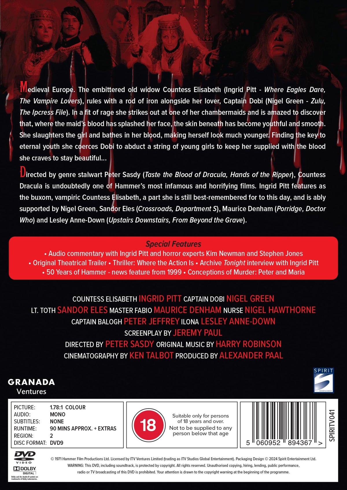 Countess Dracula [DVD]