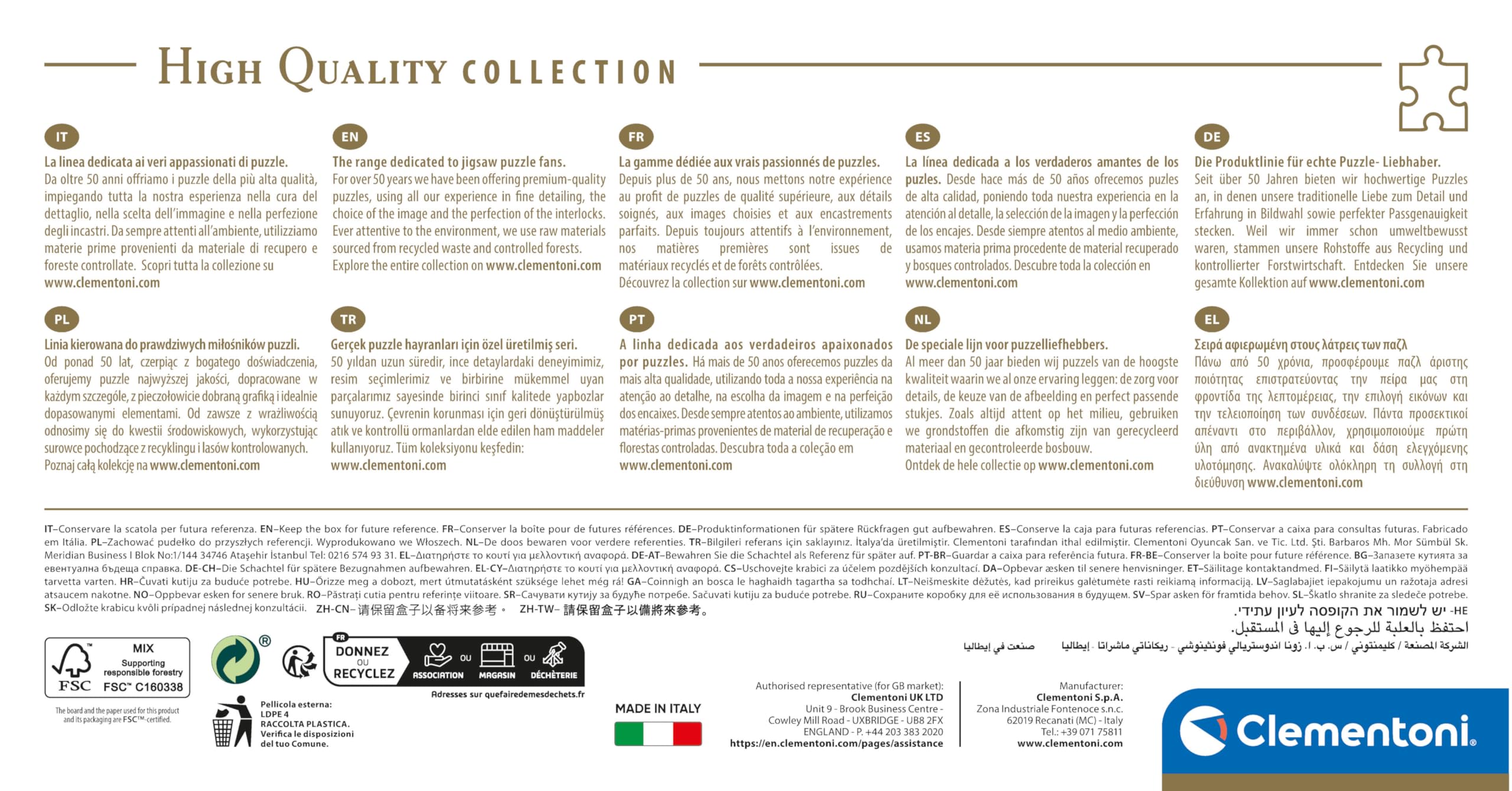 Clementoni 1000 Piece Panoramic Jigsaw Puzzle: Harry Potter - Adult Puzzle 10