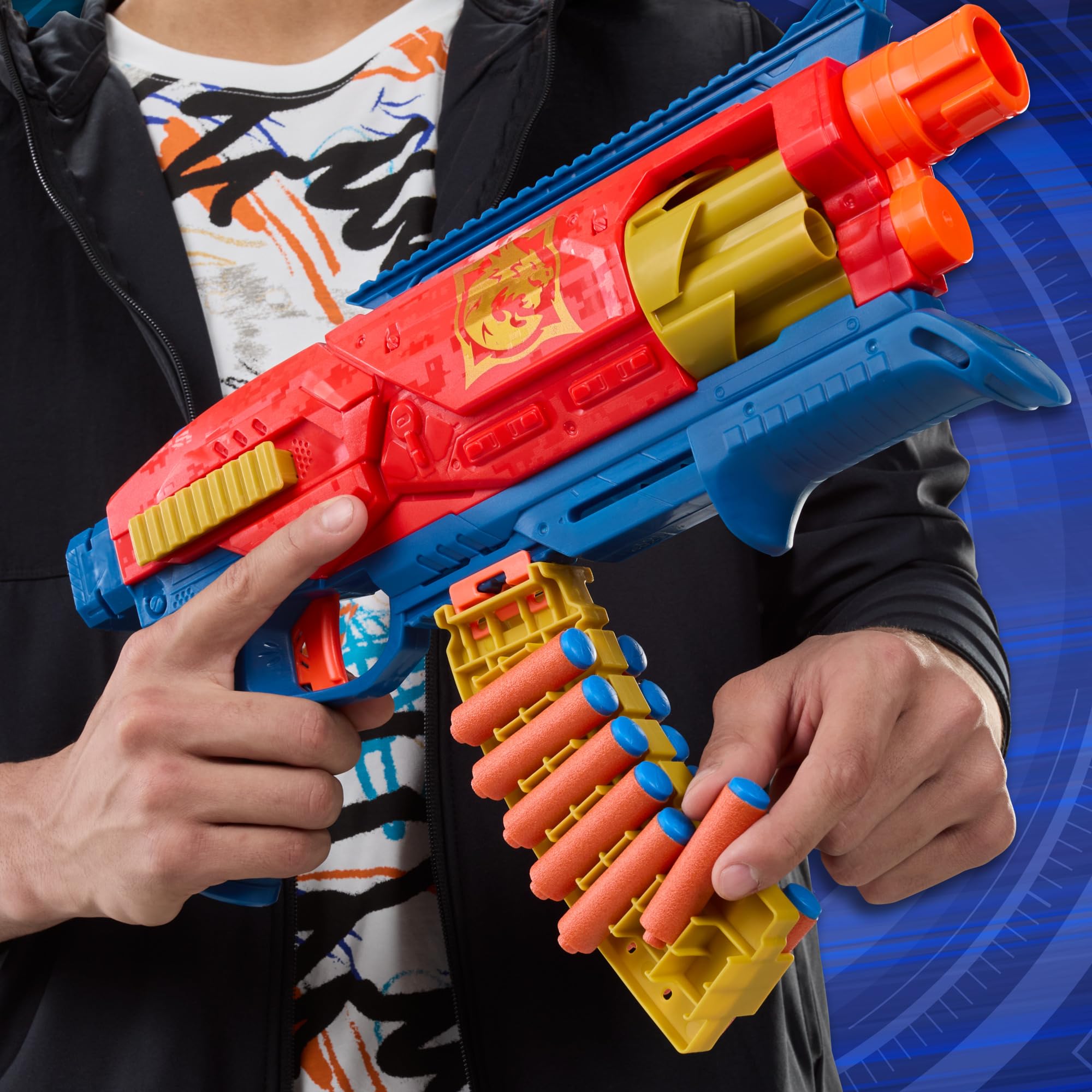 Hasbro Nerf Loadout Shadowspeed Recon Blaster with 14-Dart Storage Attachment | Ages 8+ 4
