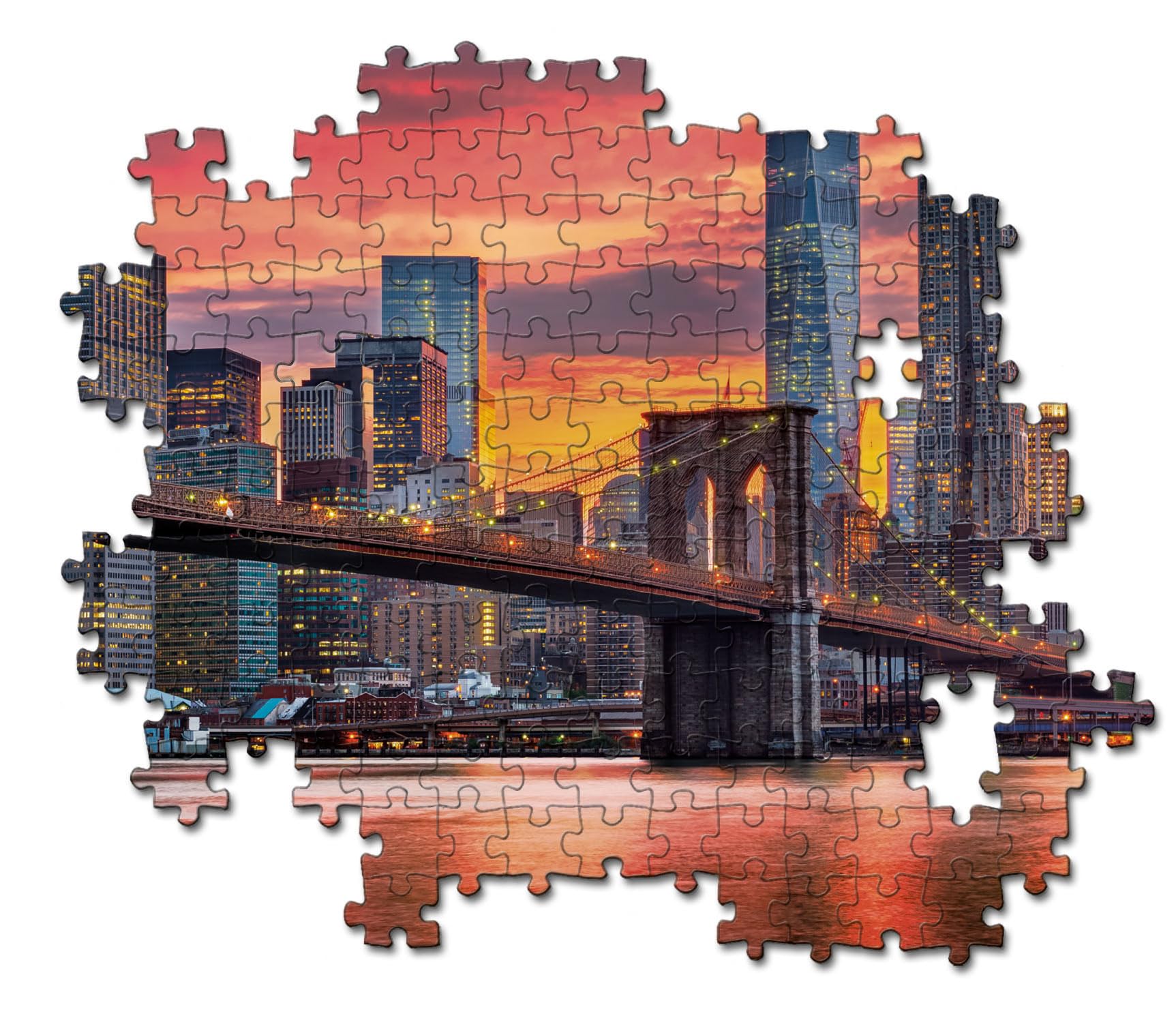 Clementoni Jigsaw Puzzle - East River At Dusk | 1500 Pieces | 59.2 x 84.3 cm 5