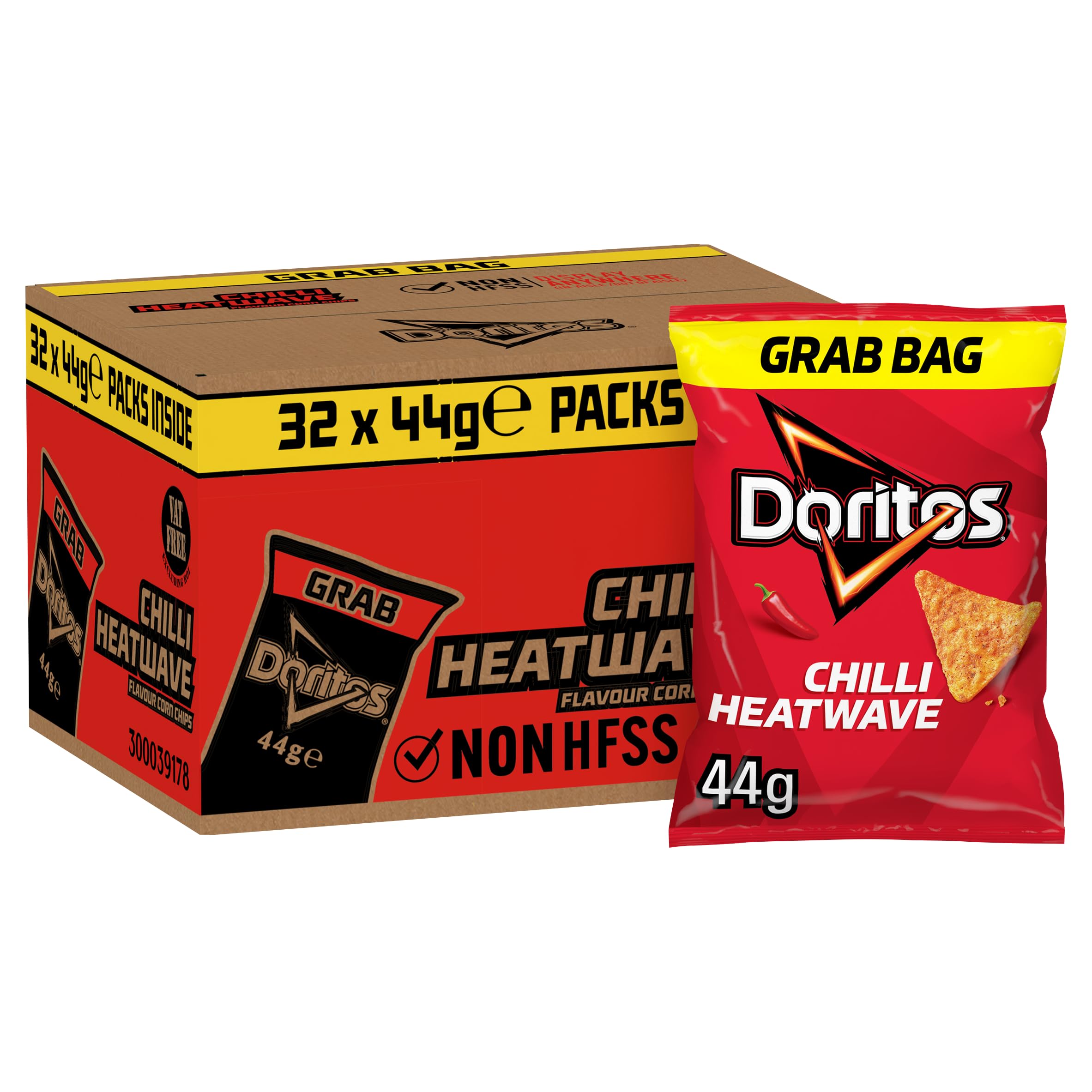 Doritos Chilli Heatwave Crisps - 44g Single Bag 1