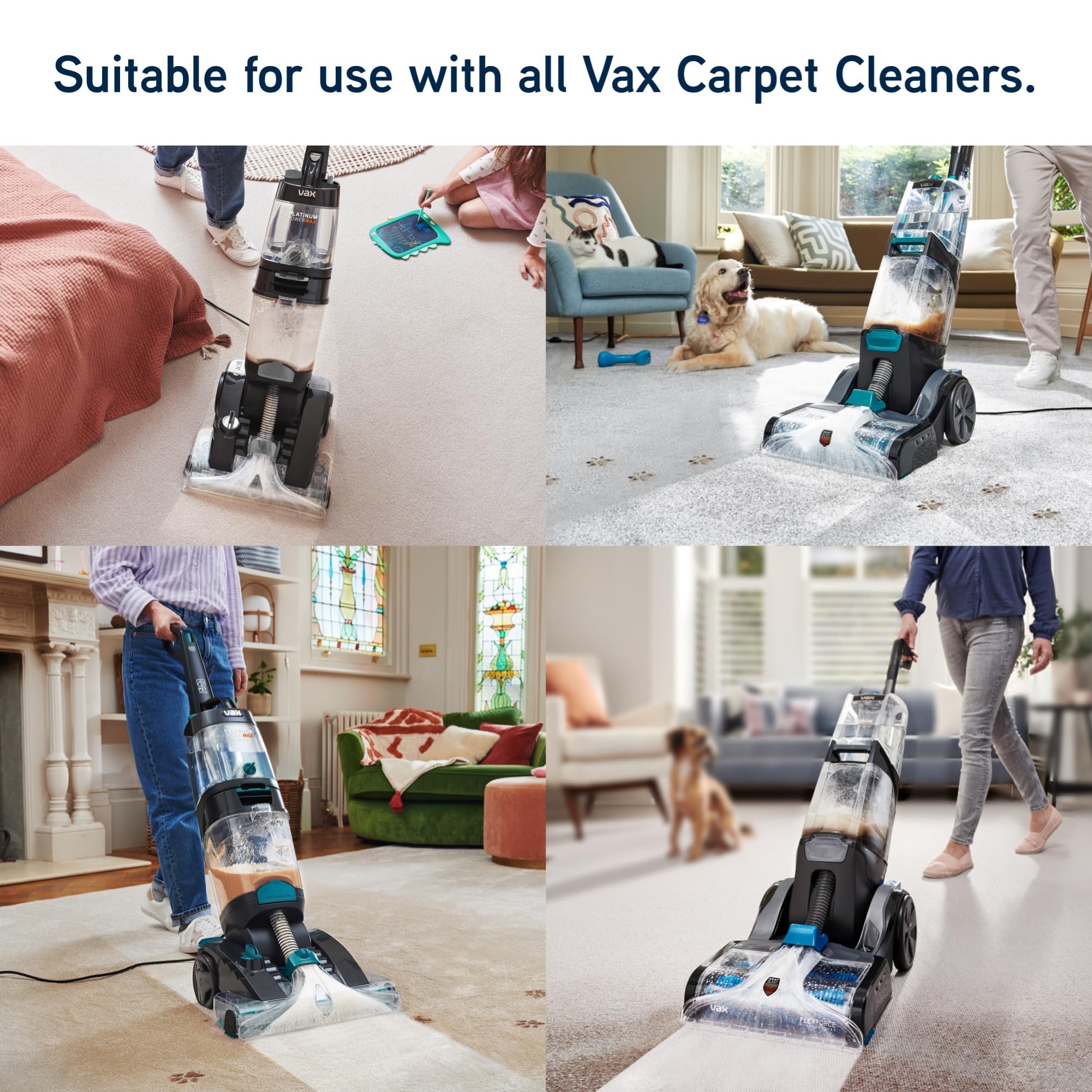Vax Platinum Professional Carpet Stain Pre-Cleaner Solution - 1.5L | Oxy-Lift Technology | Rose Burst Scent 5