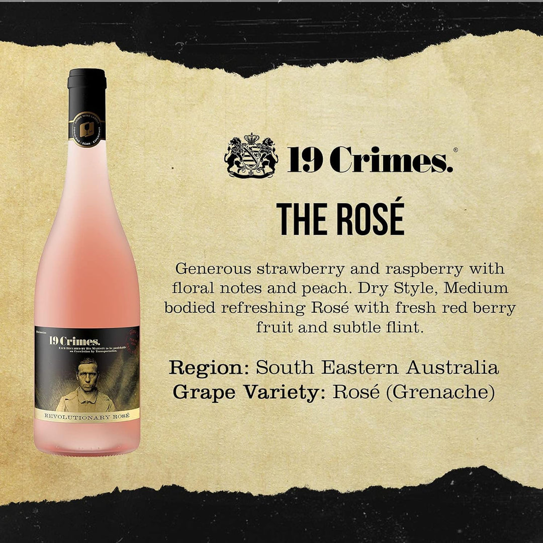 19 Crimes Revolutionary Rosé - Wine (750ml)
