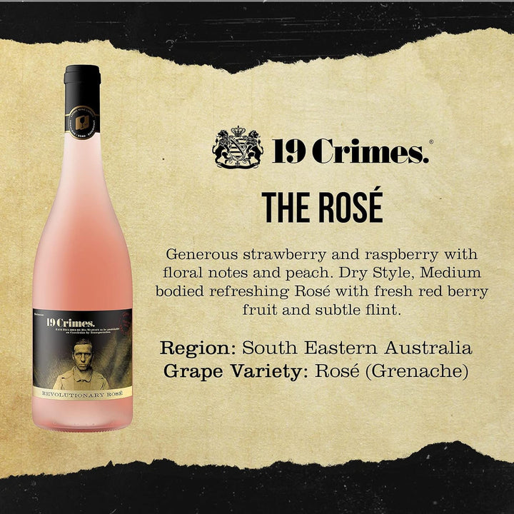 19 Crimes Revolutionary Rosé - Wine (750ml)