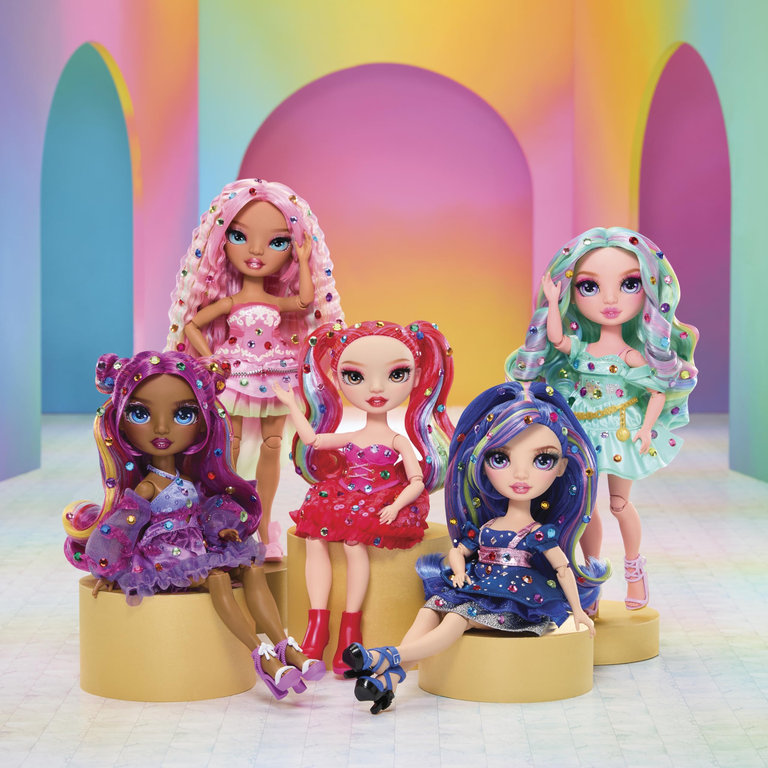 Rainbow High Genevieve Bleue Doll - 28cm Fashion Doll with Bedazzling Tool | Ages 4+ | Plastic 6
