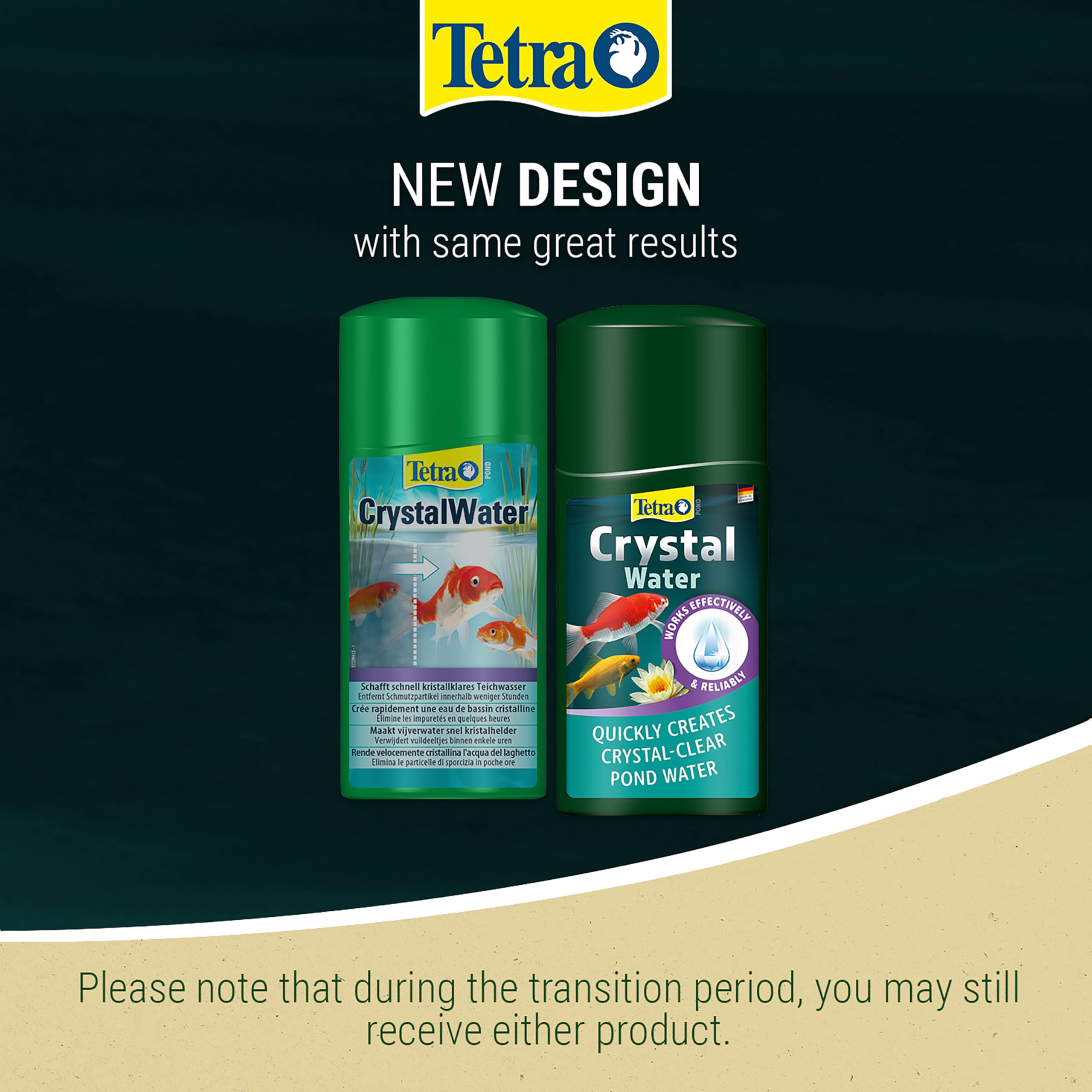 Tetra Pond CrystalWater - Water Clarifier Against Turbidity | 500ml Liquid