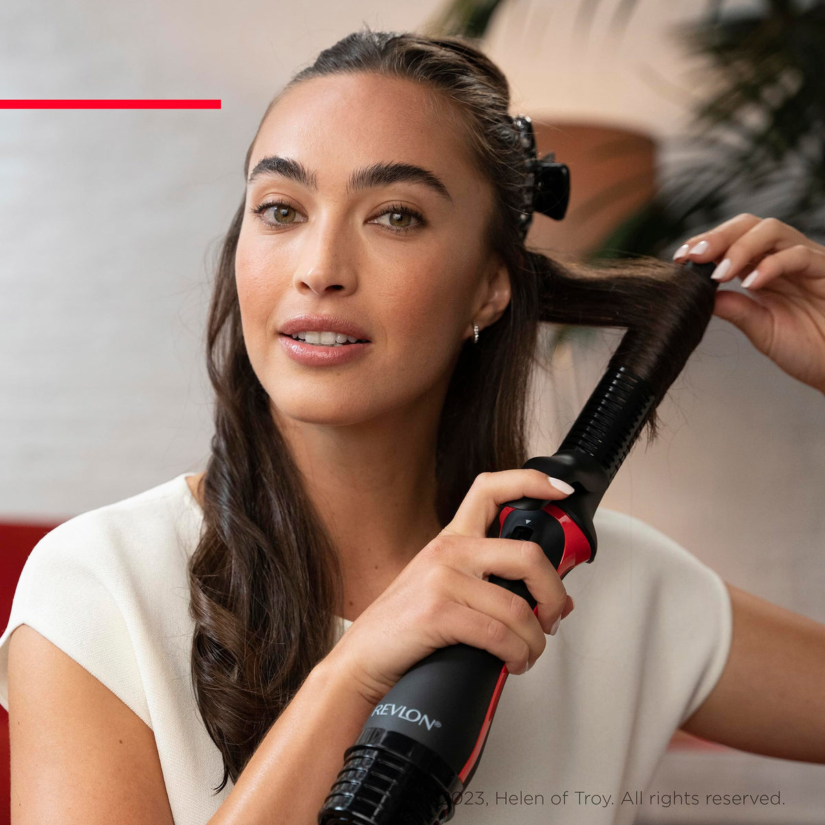 Revlon 360° Vented Curler Head Attachment - 32mm Ceramic Tourmaline Barrel, Black 6