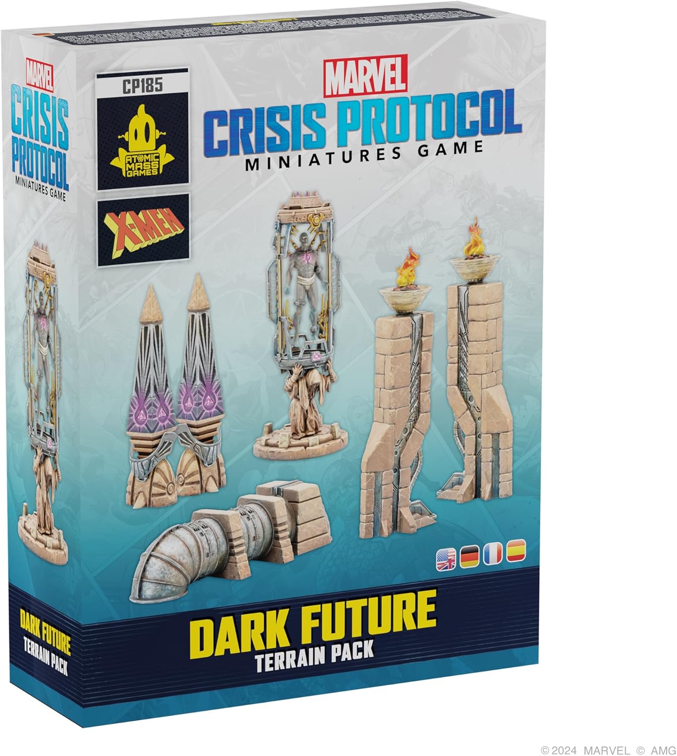 Atomic Mass Games Marvel Crisis Protocol: Dark Future Terrain Pack Miniature (AMGCP185) 1