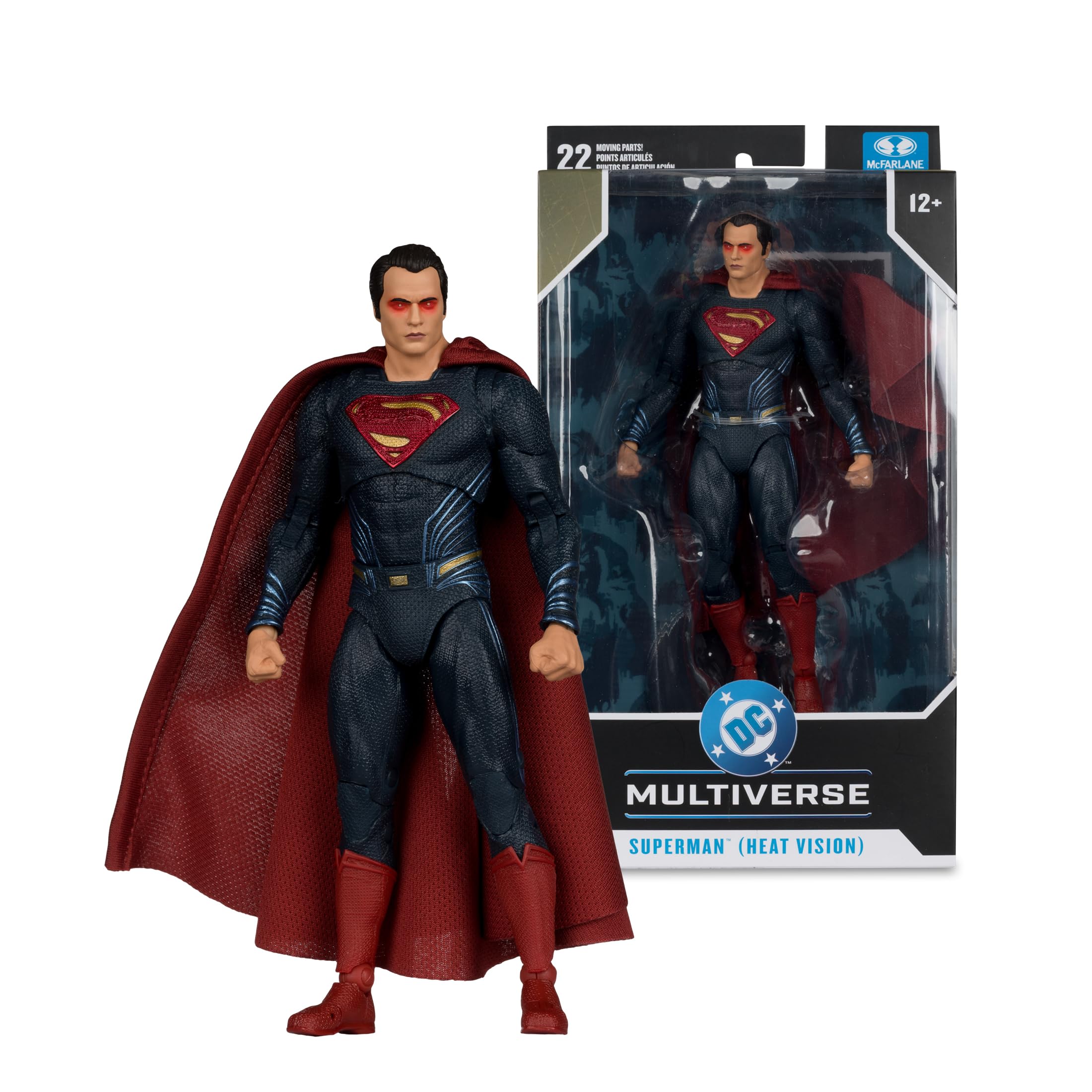 McFarlane DC Multiverse Superman (Heat Vision) 7-Inch Action Figure | Batman V Superman: Dawn of Justice 3