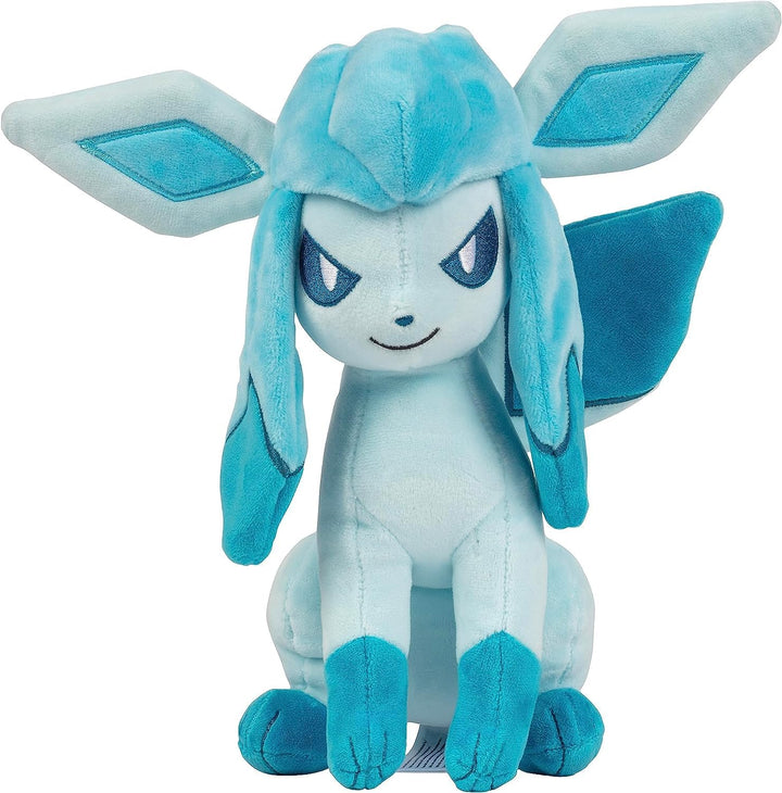 Pokémon Glaceon Plush - 8-Inch Soft Plush with Authentic Details - Ages 3+