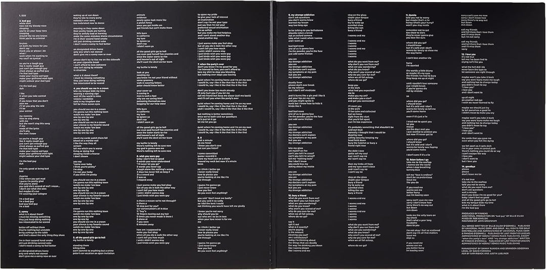 Billie Eilish - WHEN WE ALL FALL ASLEEP, WHERE DO WE GO? Audio CD