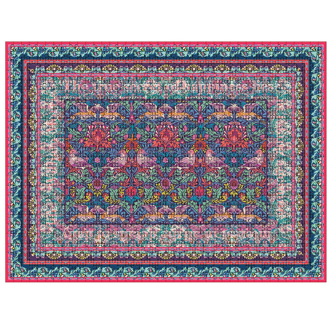 WILLIAM MORRIS AT HOME Rose Design Jigsaw Puzzle - 1000 Pieces | Fits 50x70cm Frame