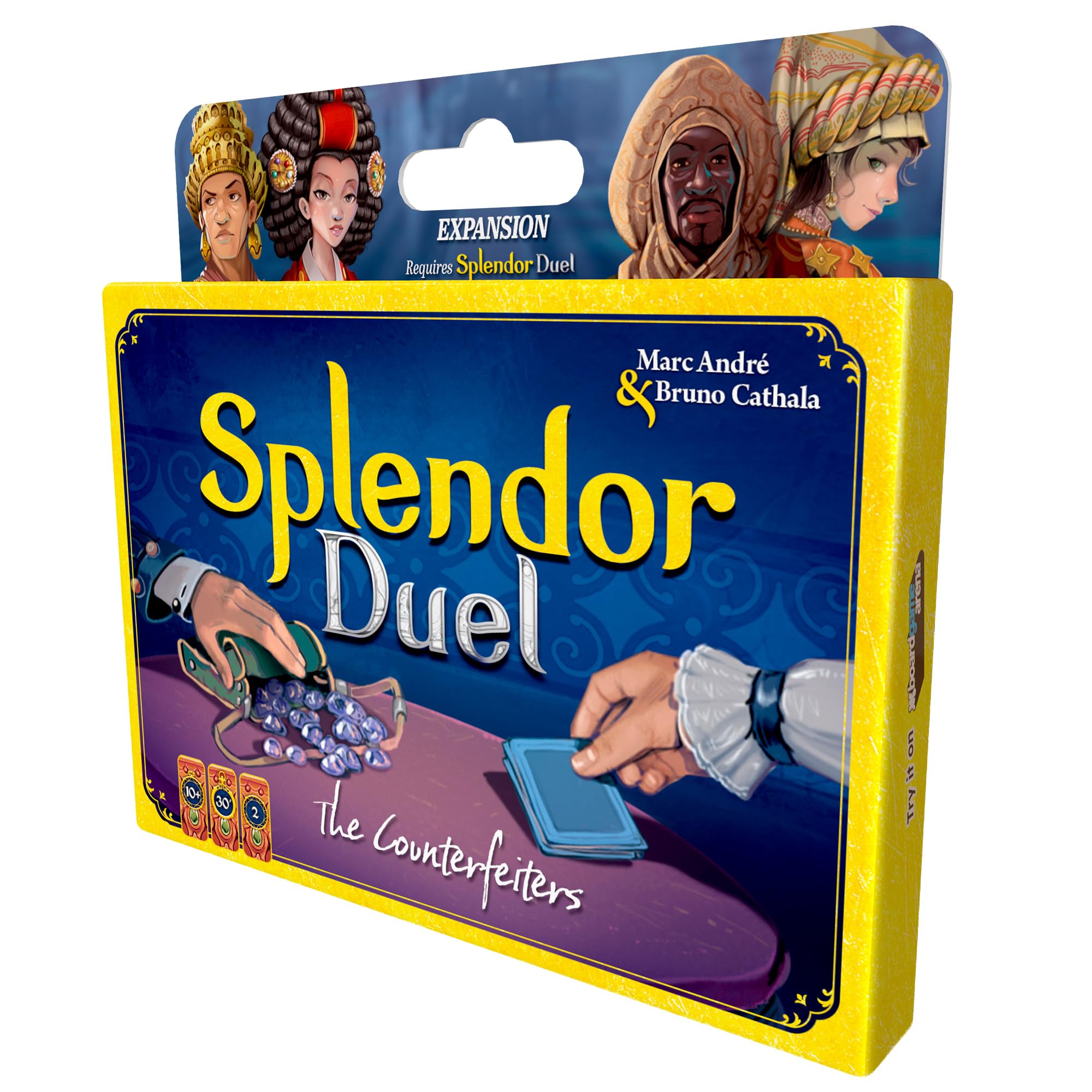 Asmodee Splendor Duel: The Counterfeiters Expansion - 2 Player Strategy Board Game Expansion 4