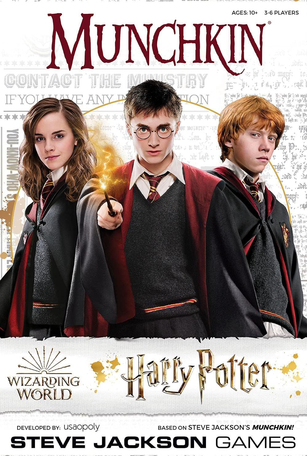 USAopoly Munchkin Harry Potter Board Game | Card Game | 3-6 Players
