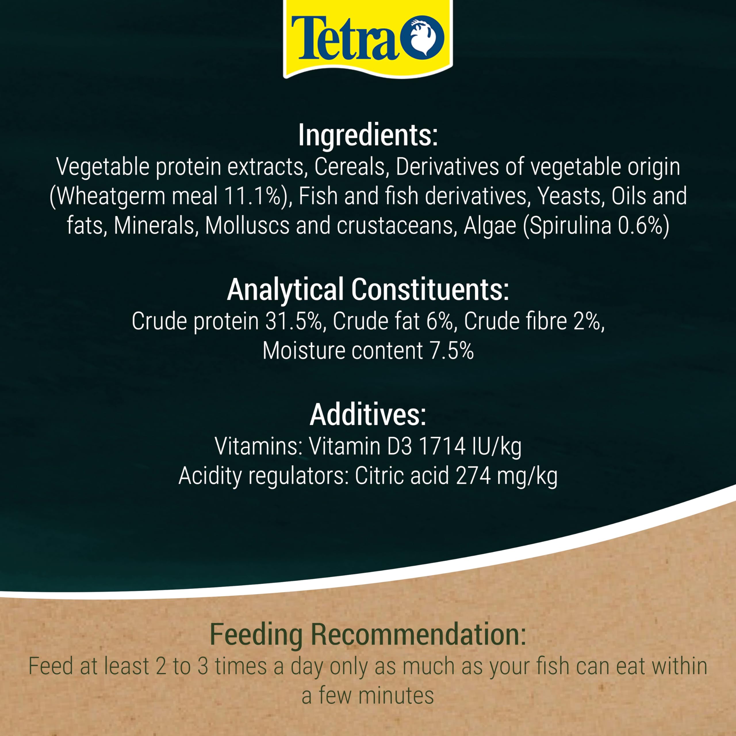 Tetra Pond Variety Sticks Fish Food - Complete Nutrition for All Life Stages | 150g Can 6