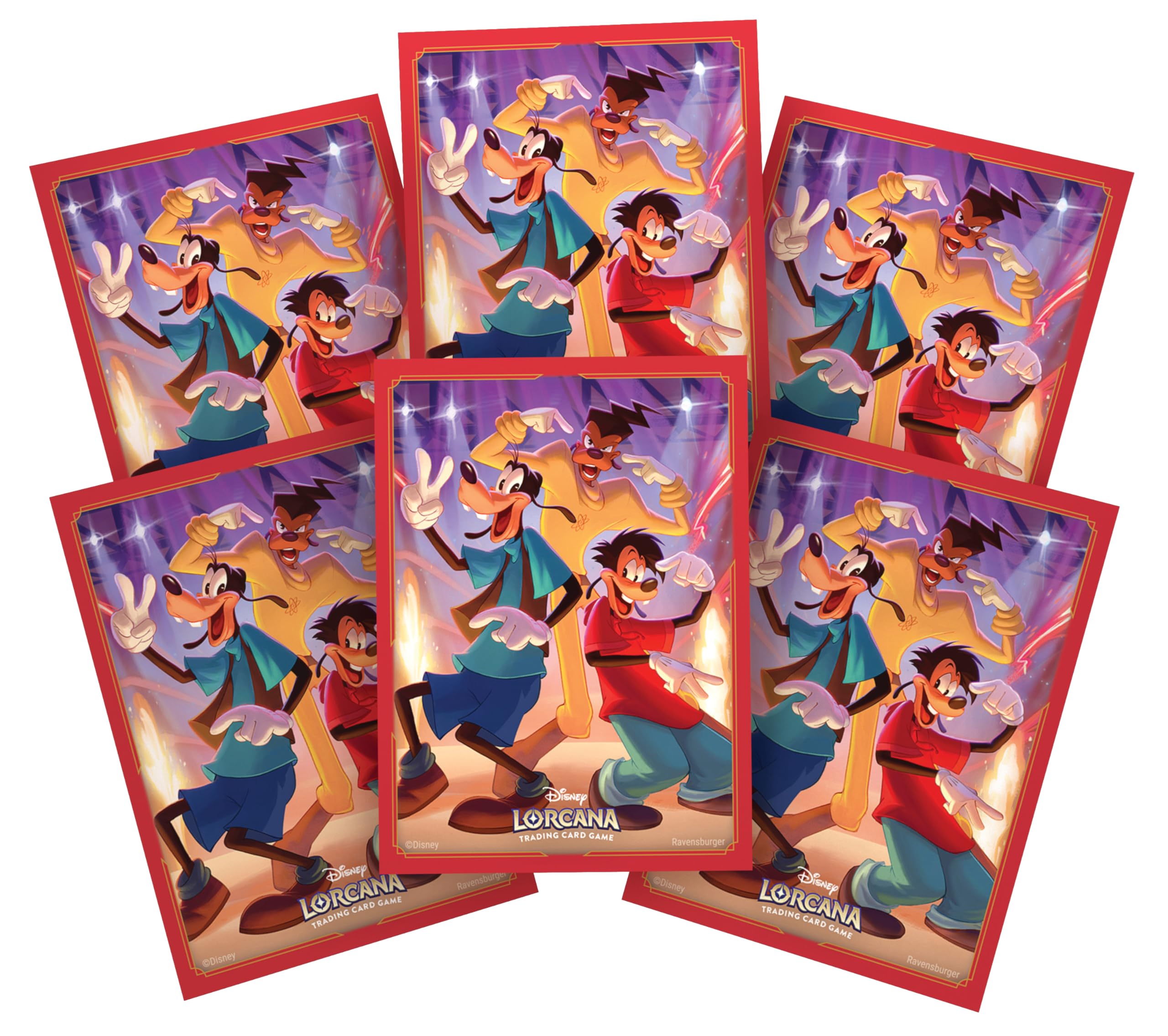 Ravensburger Disney Lorcana Trading Card Game - 65 Goofy Card Sleeves | Matte Finish | Standard Size