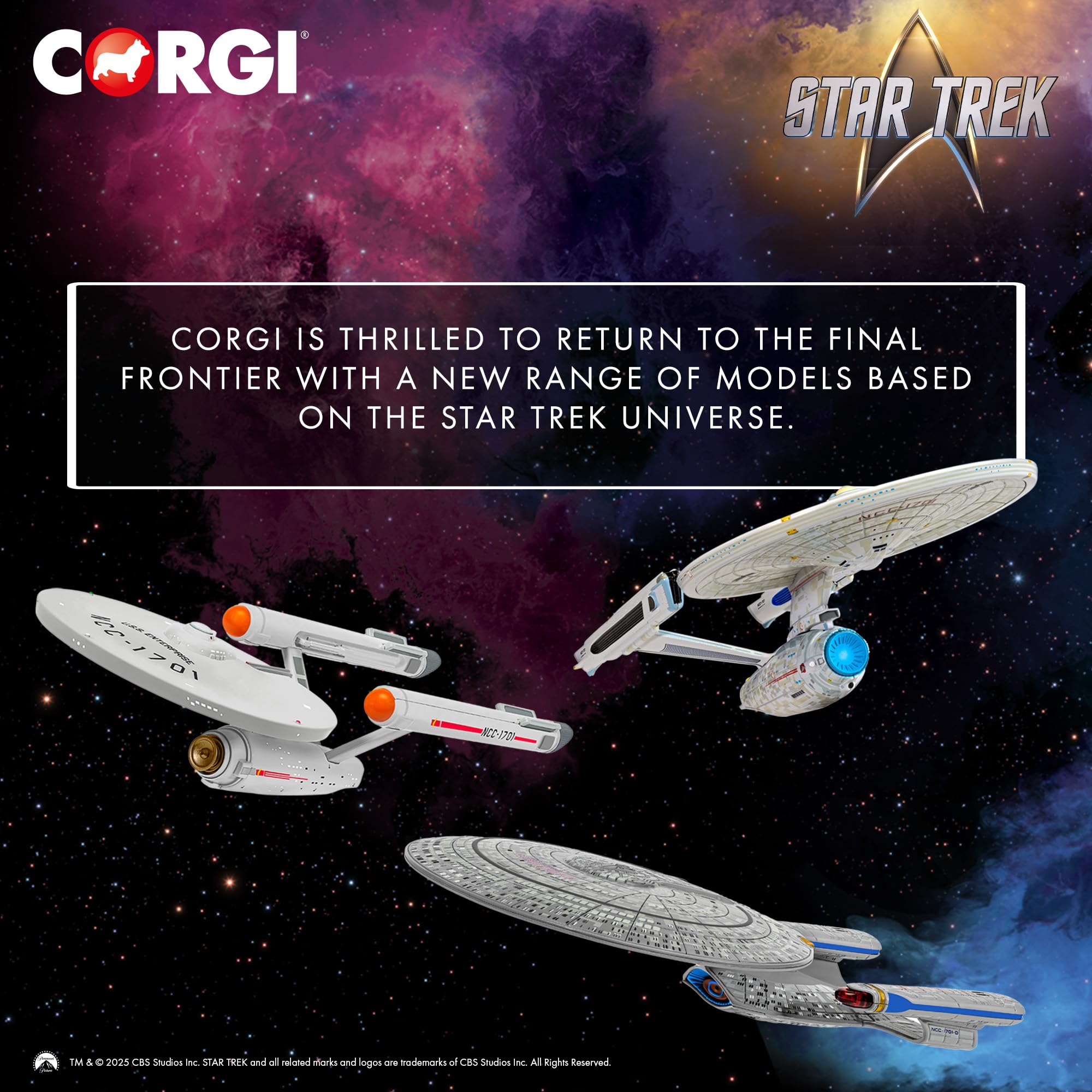 Corgi CC98001 Star Trek USS Enterprise NCC-1701 Refit Model - Constitution II-Class Diecast Display (Star Trek II: The Wrath of Khan) 3