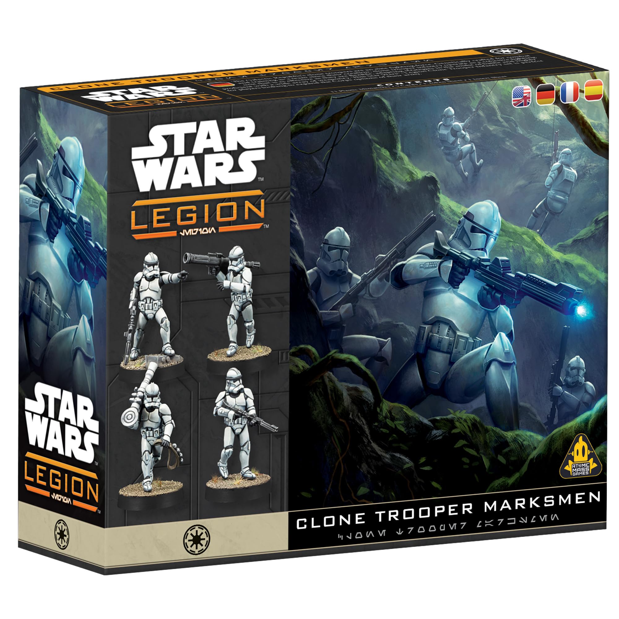 Asmodee Star Wars: Legion Clone Trooper Marksmen Miniatures Expansion 1