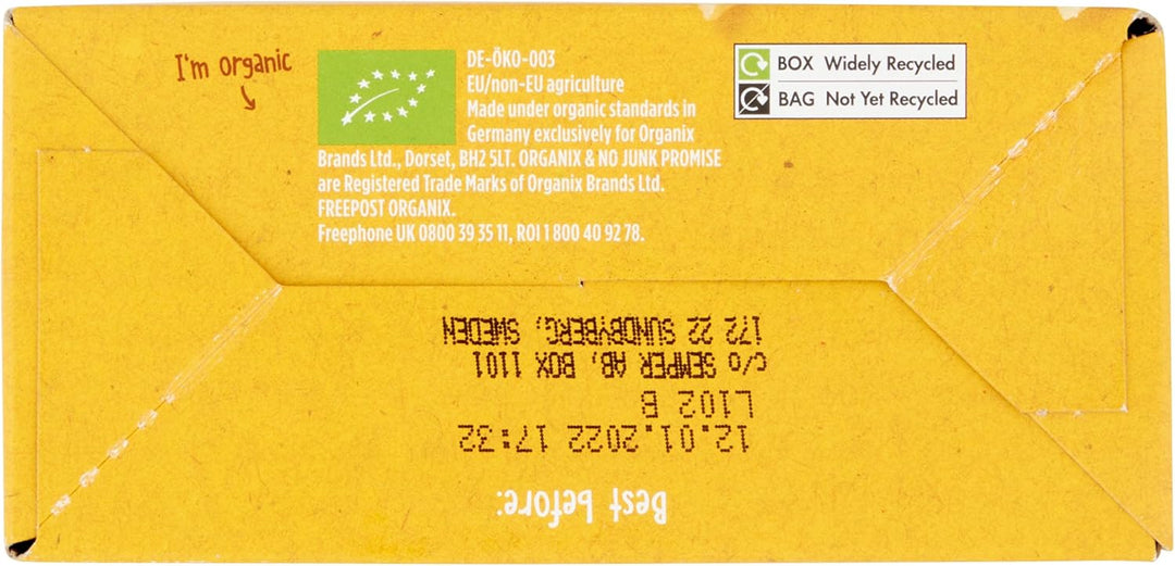 Organix Mini Organic Cheese Crackers Toddler Snack 12+ Months, 4x20g Multipack