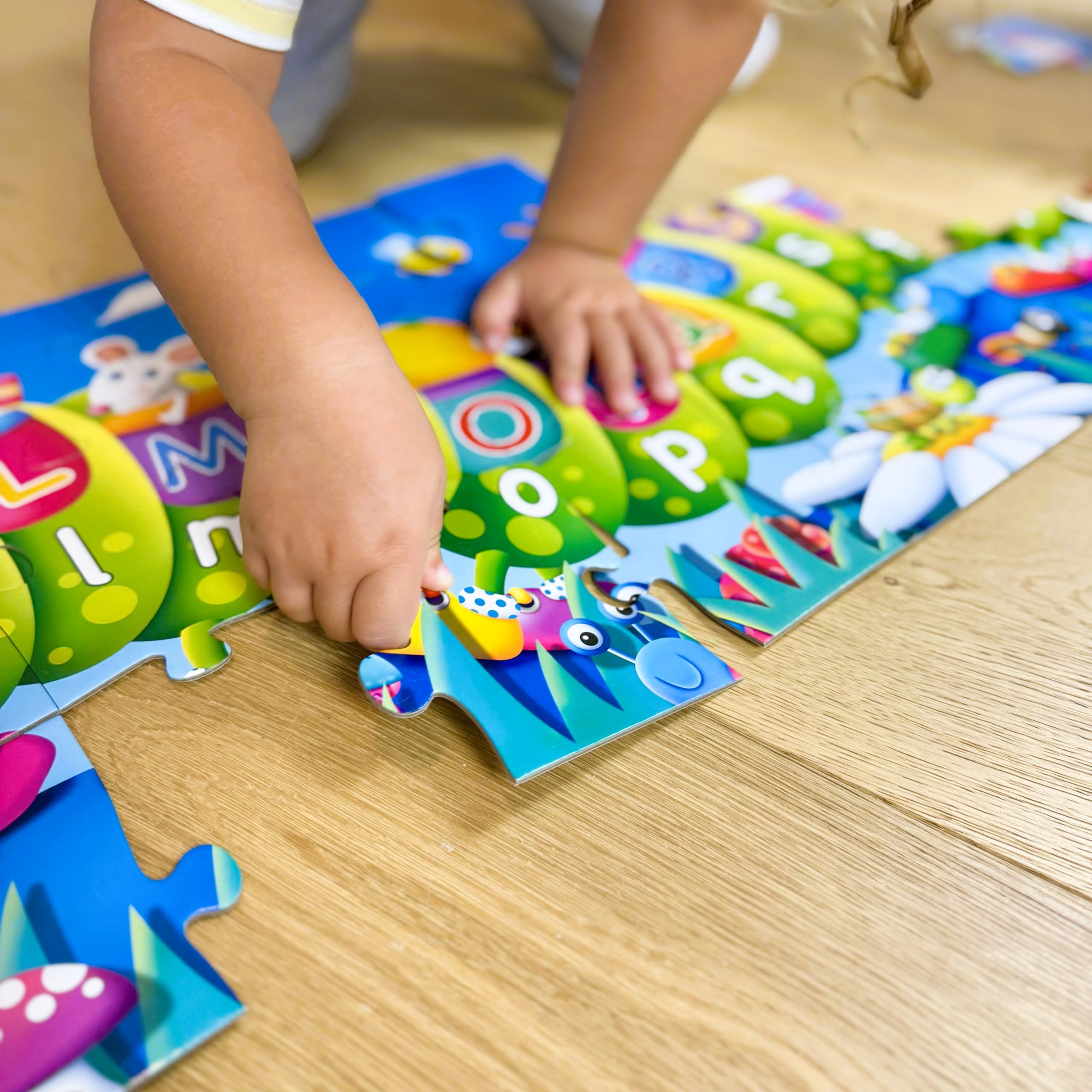 The Learning Journey ABC Caterpillar Floor Puzzle - 51 Pieces | Learn Alphabet & Letter Sounds | Ages 3-5 5