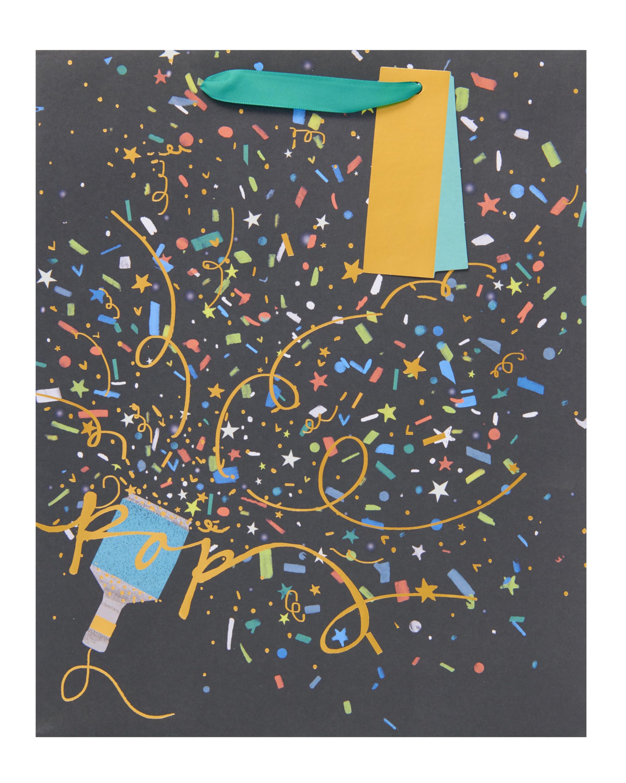 UK Greetings Large Gift Bag - Party Popper Design | 33 x 26.7 cm | FSC Certified 5