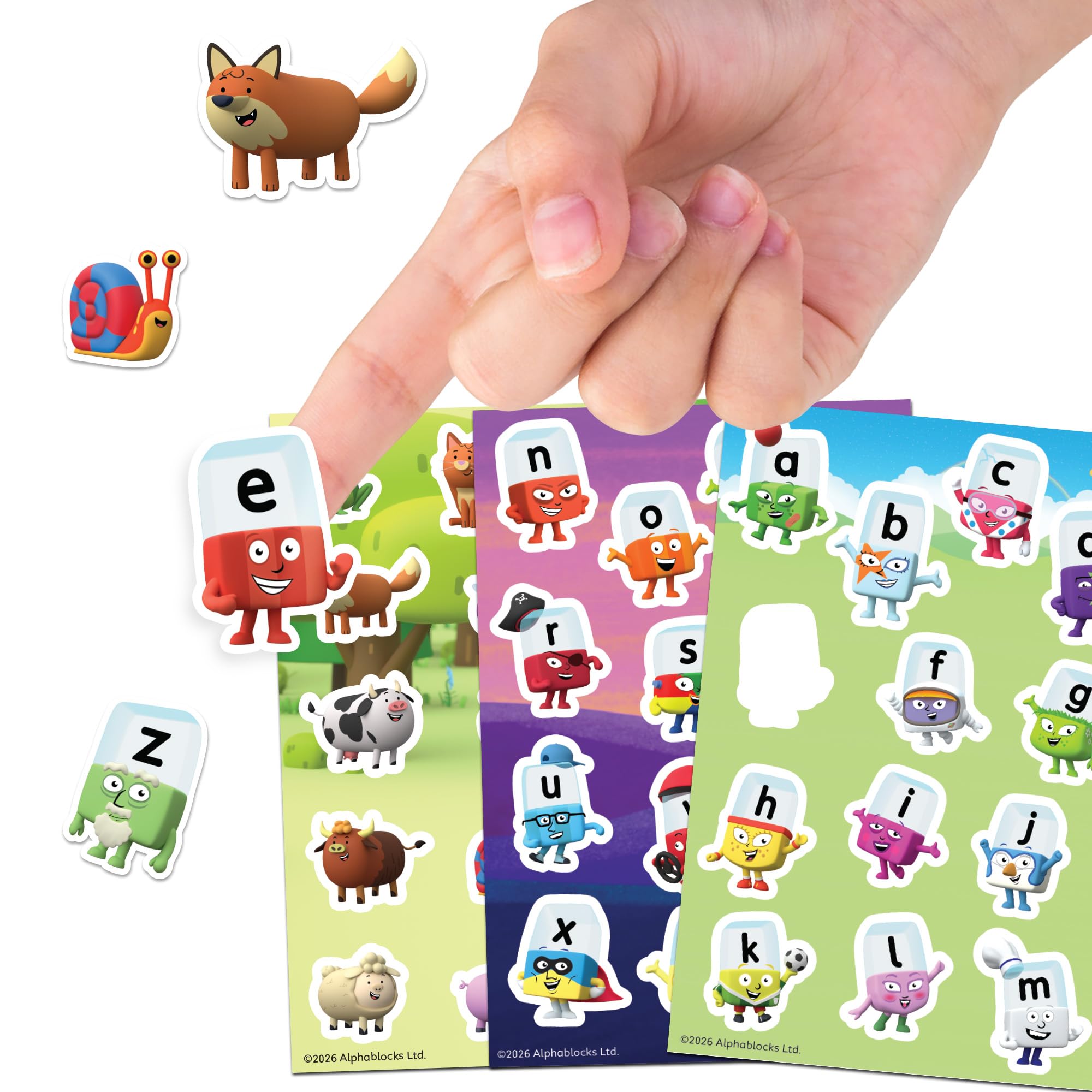 BLADEZ Alphablocks Sticker Activity Set - 40+ Pieces | Cardboard Material 3