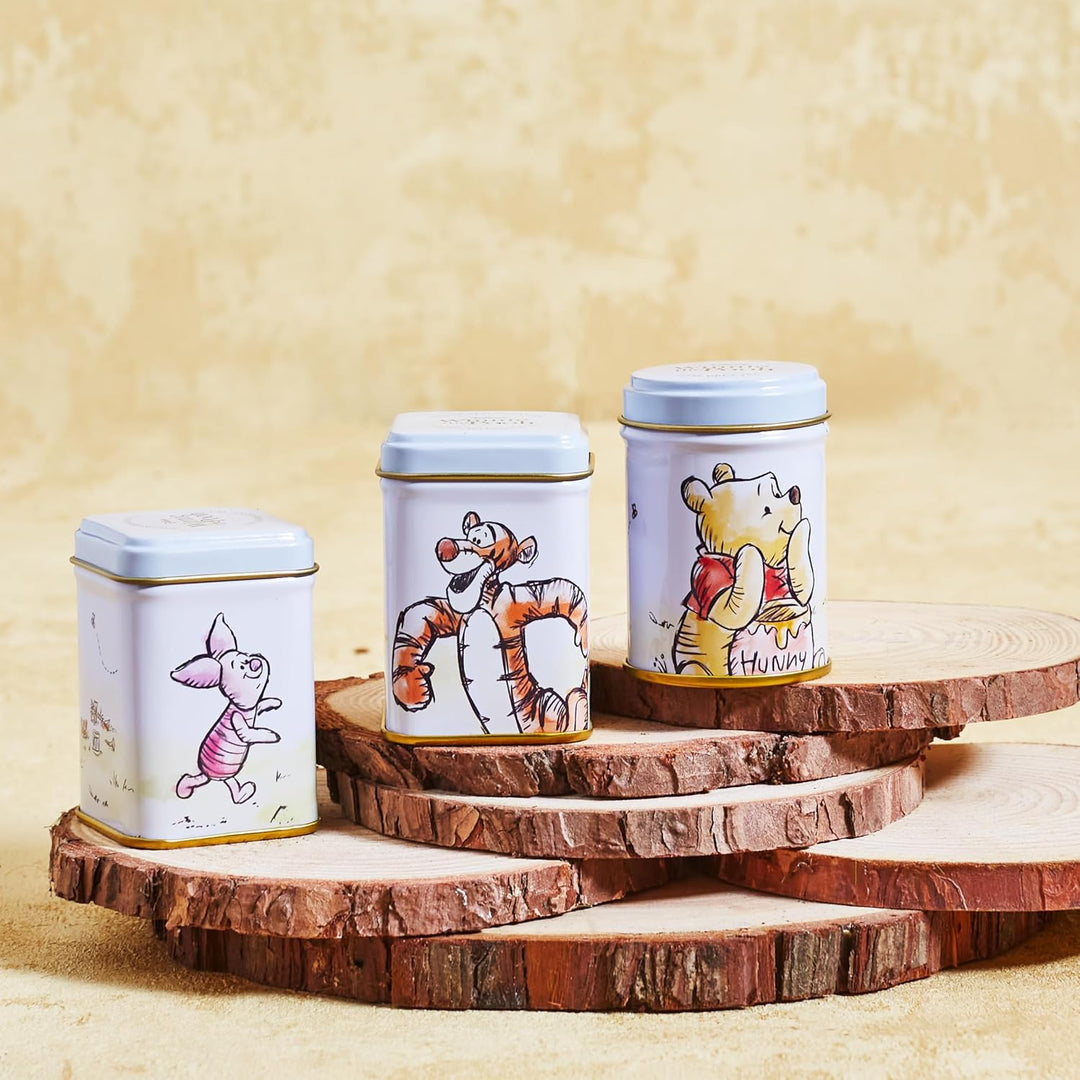 New English Teas Disney Winnie the Pooh & Friends - 3x Mini Loose Leaf Tea Tins Set