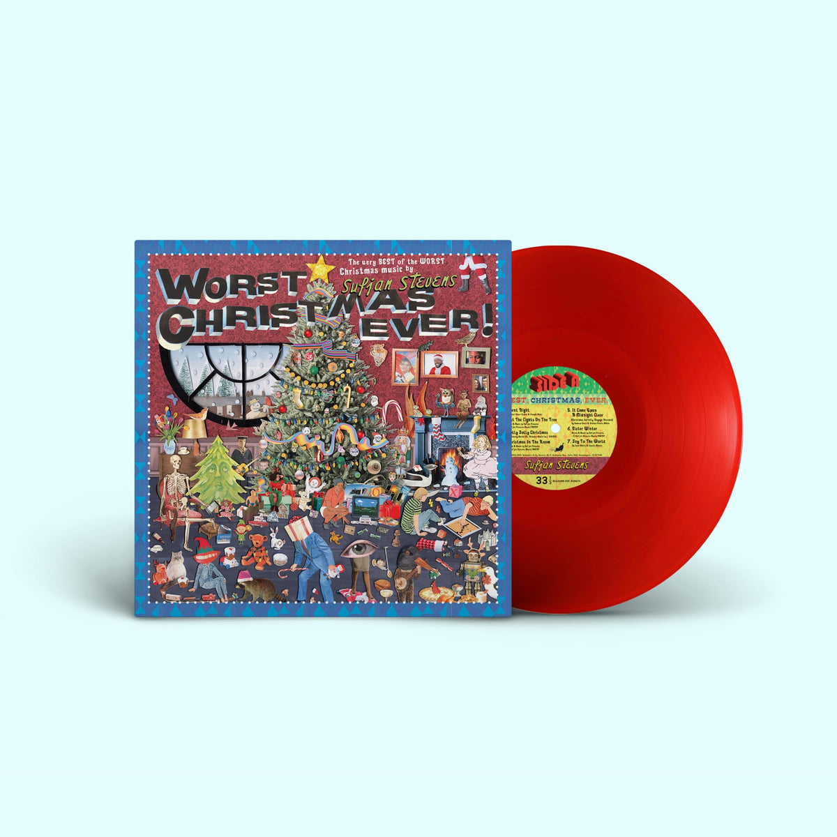 Sufjan Stevens - Worst Christmas Ever! [Translucent Red Vinyl]