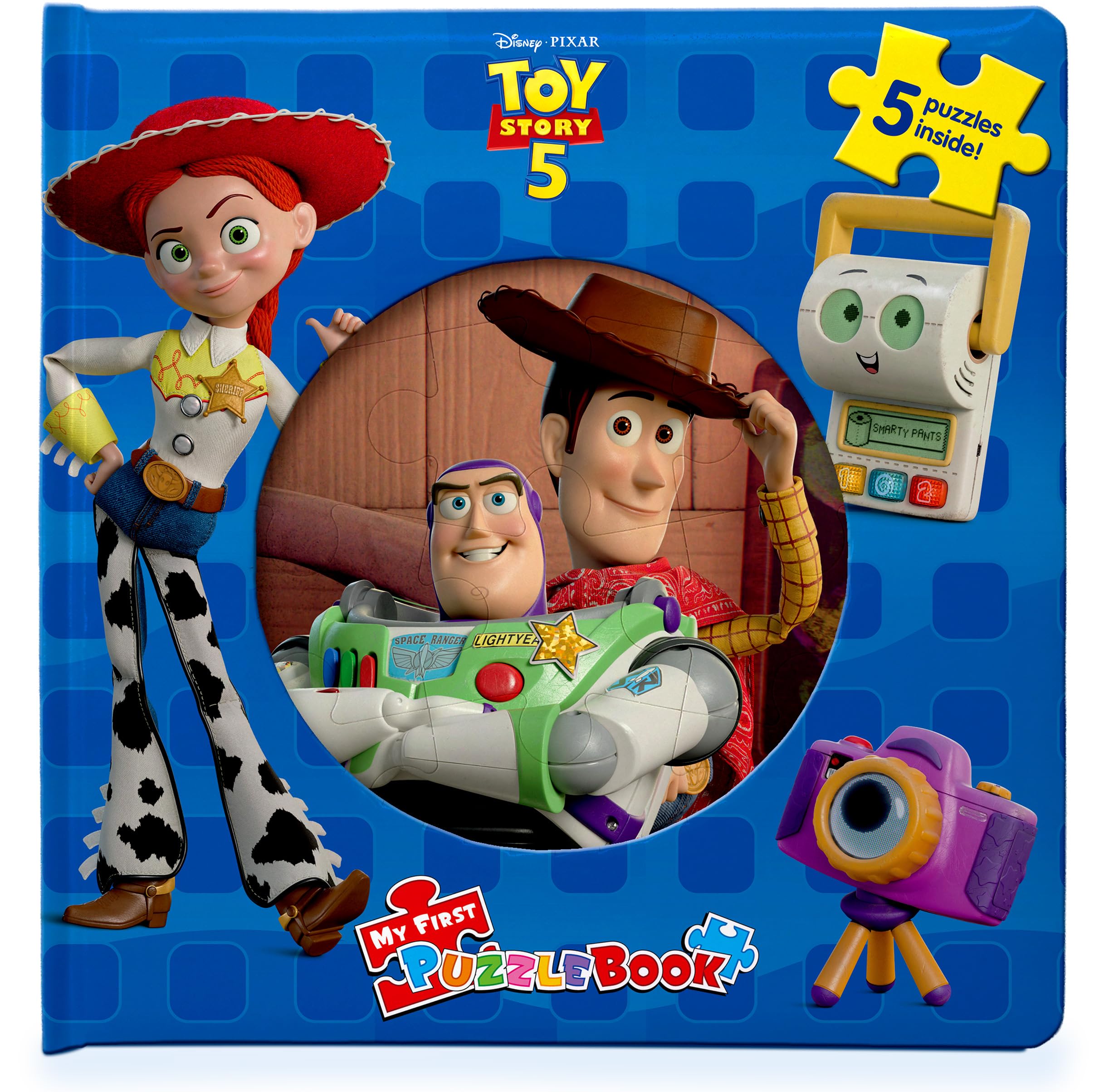 Phidal Disney / Pixar Toy Story 5 My First Puzzle Book - 5 Puzzles, Board Book | Kids Edition