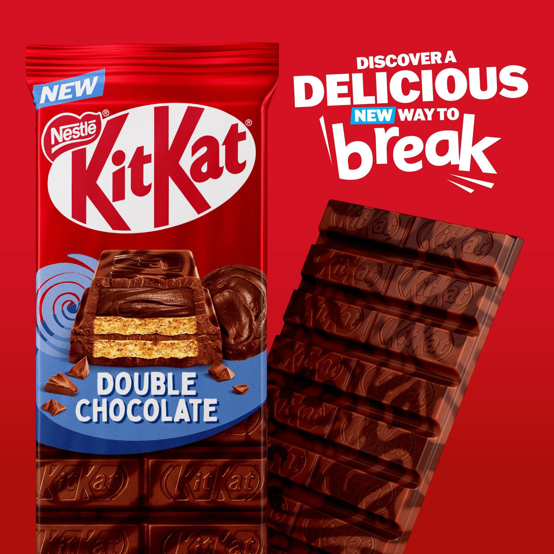 KitKat Double Milk and Dark Chocolate Crispy Wafer Sharing Bar, 99g
