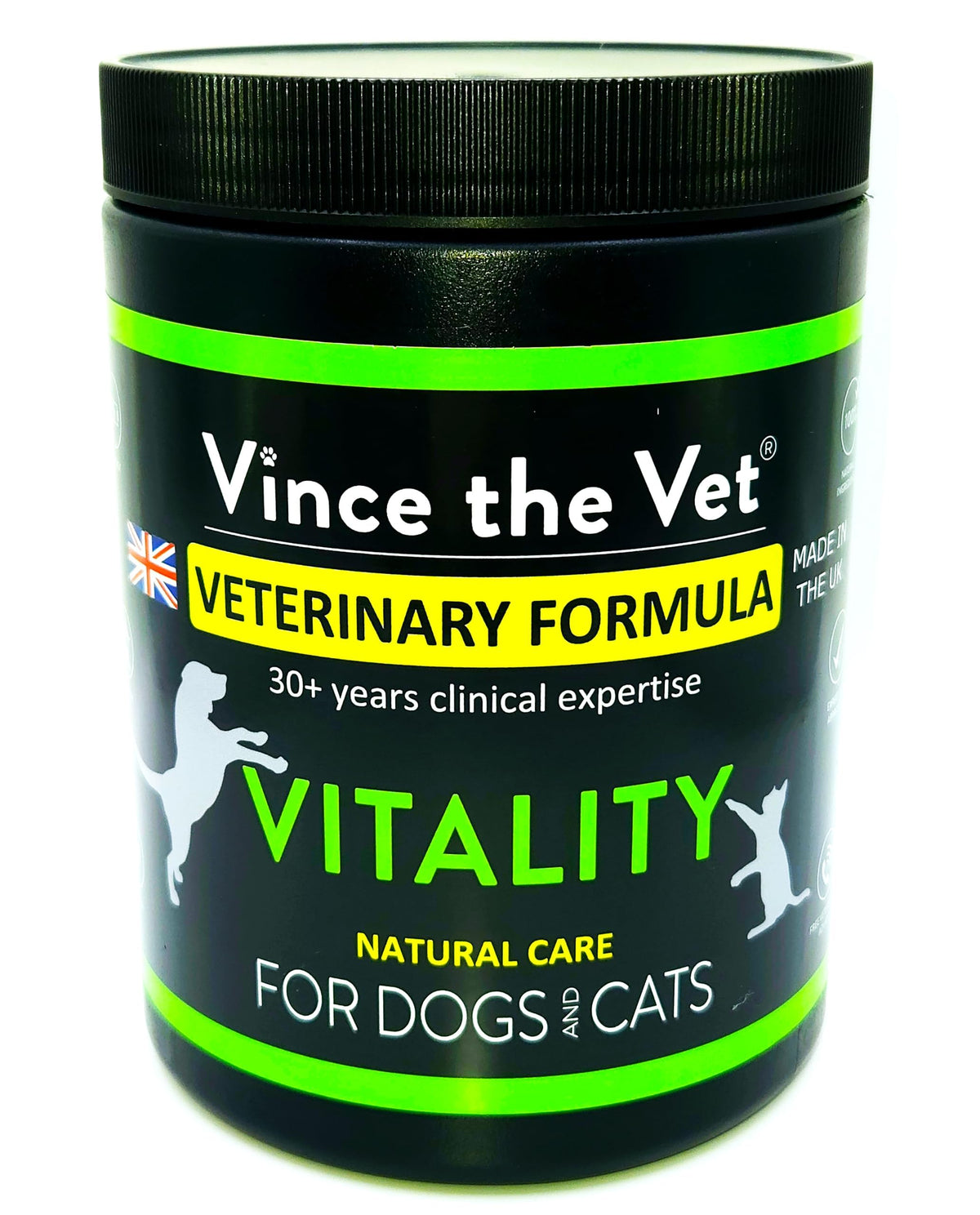 Vince the Vet Veterinary Formula Supplement for Dogs and Cats - Concentrated, 400g Powder