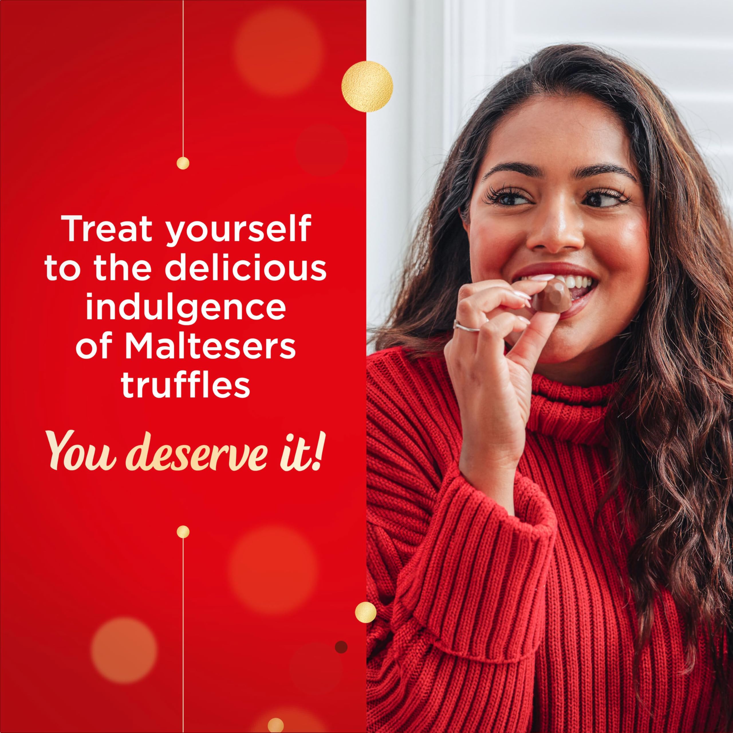 Maltesers Chocolate Truffles Gift Box - Milk Chocolate with Honeycomb | 455g 3