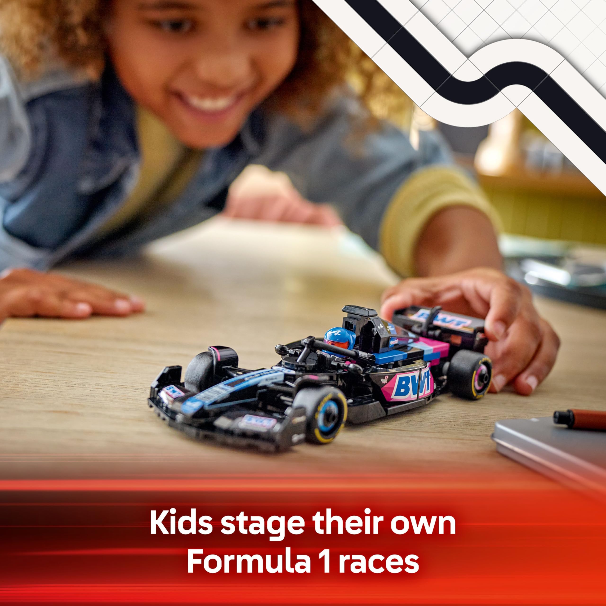 LEGO Speed Champions BWT Alpine F1 Team A524 Race Car Building Set 77248 for Ages 10+ 3