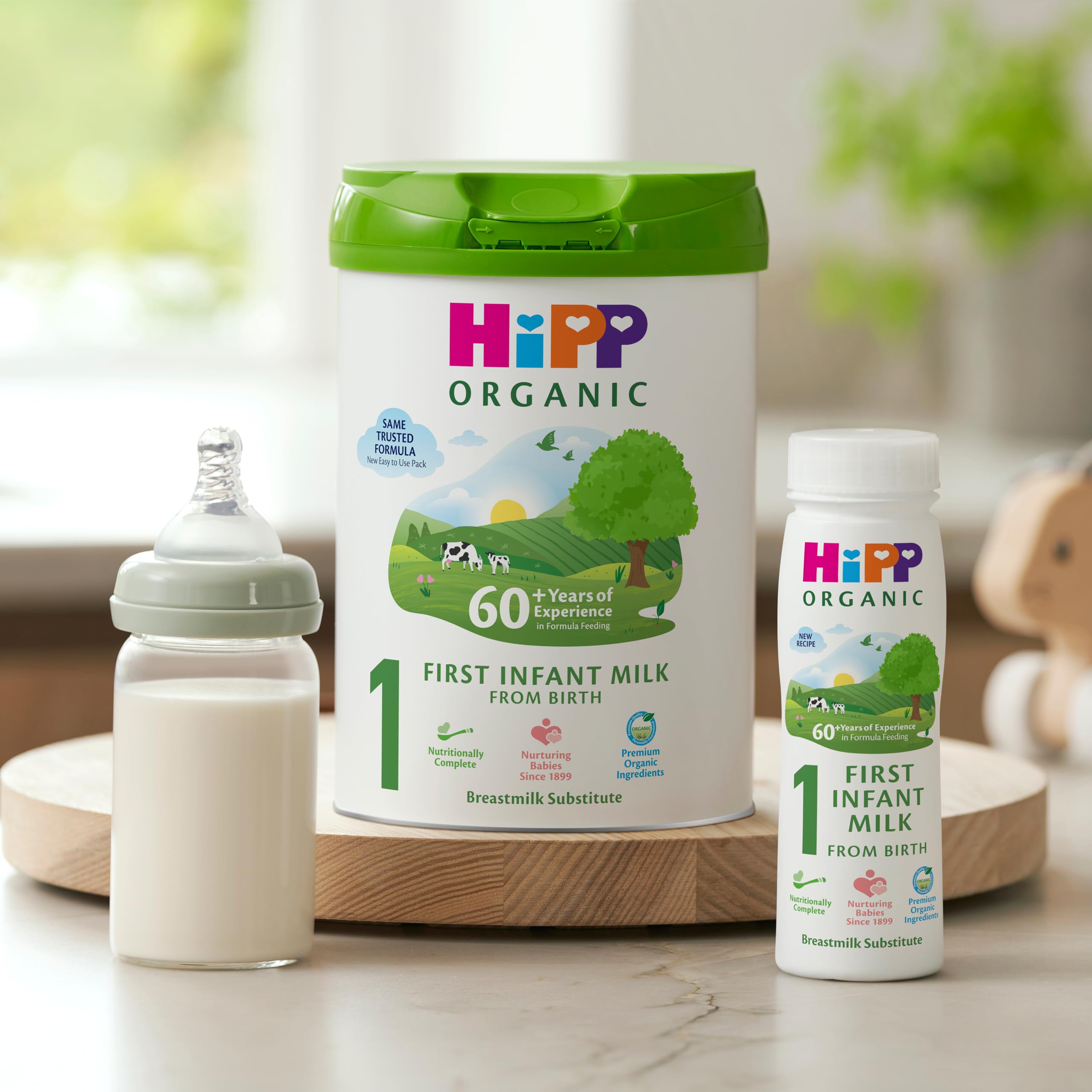 HiPP Organic 1 First Milk Ready to Feed 200ml (Pack of 6) 6
