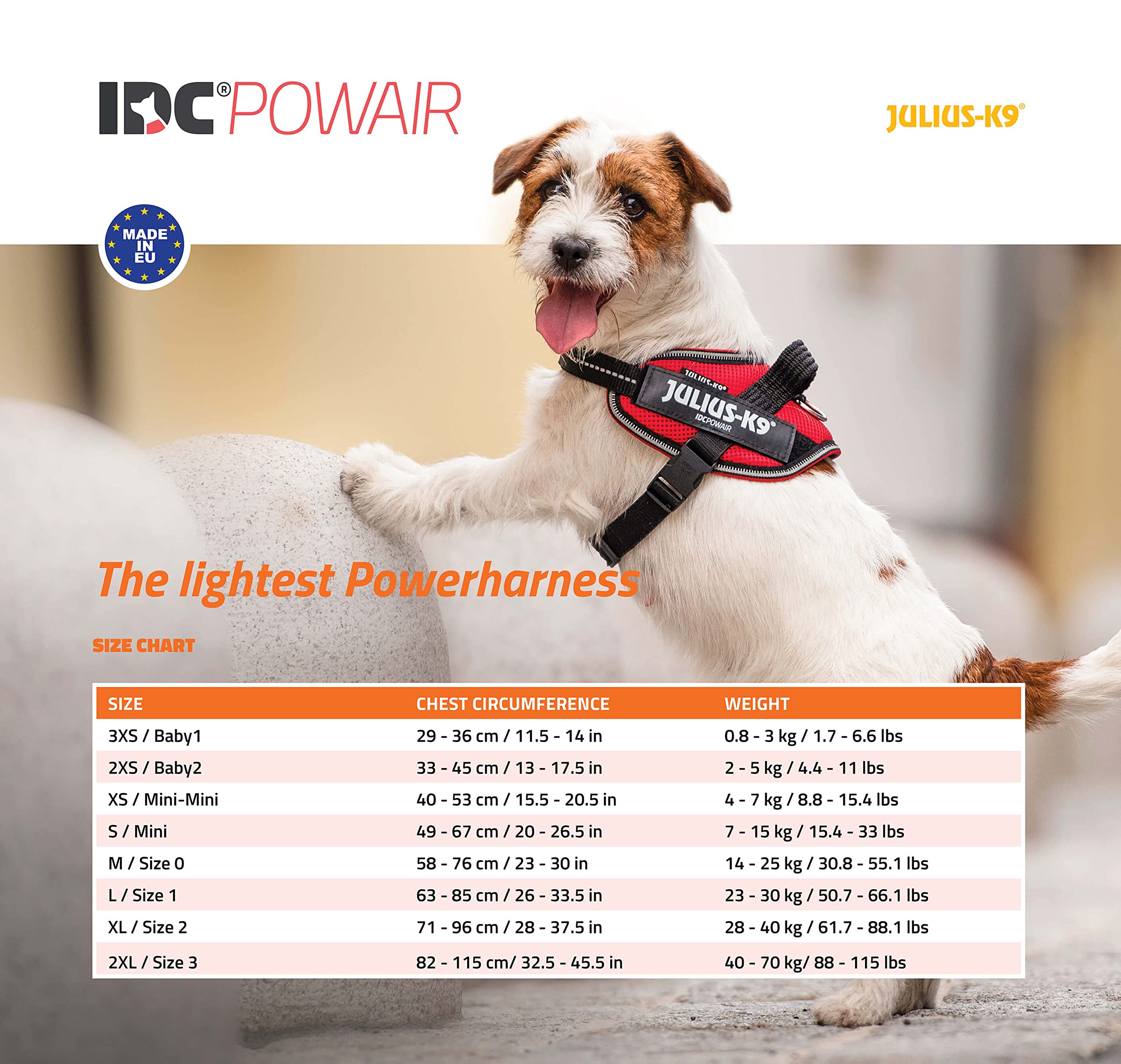 Julius-K9 IDC Powair Vest Harness - Summer Ventilation | Size S | Pink
