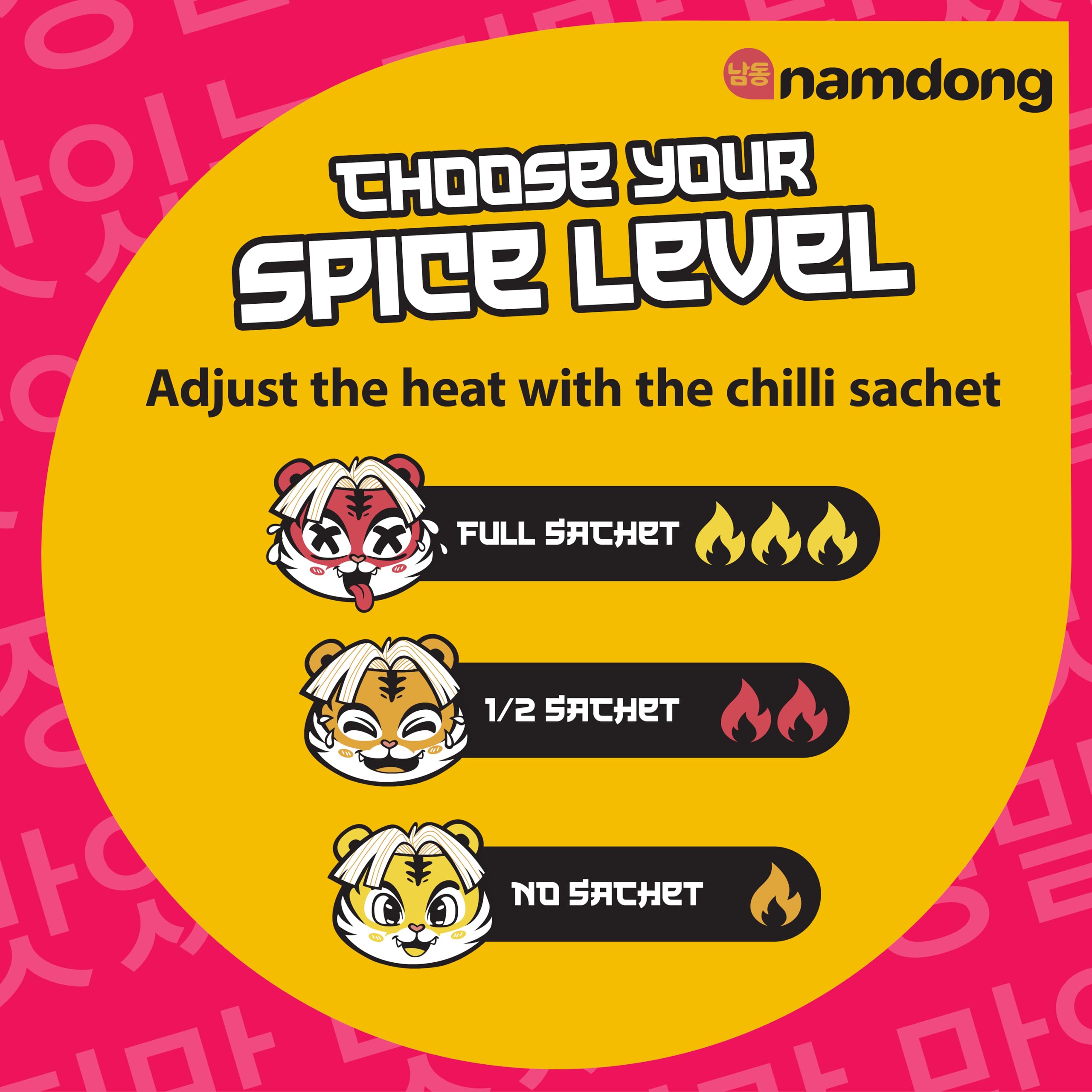 Namdong Kimchi Jjigae Noodle Pot - Korean-Style Instant Spicy Vegan Noodles with Chilli Sachet 4