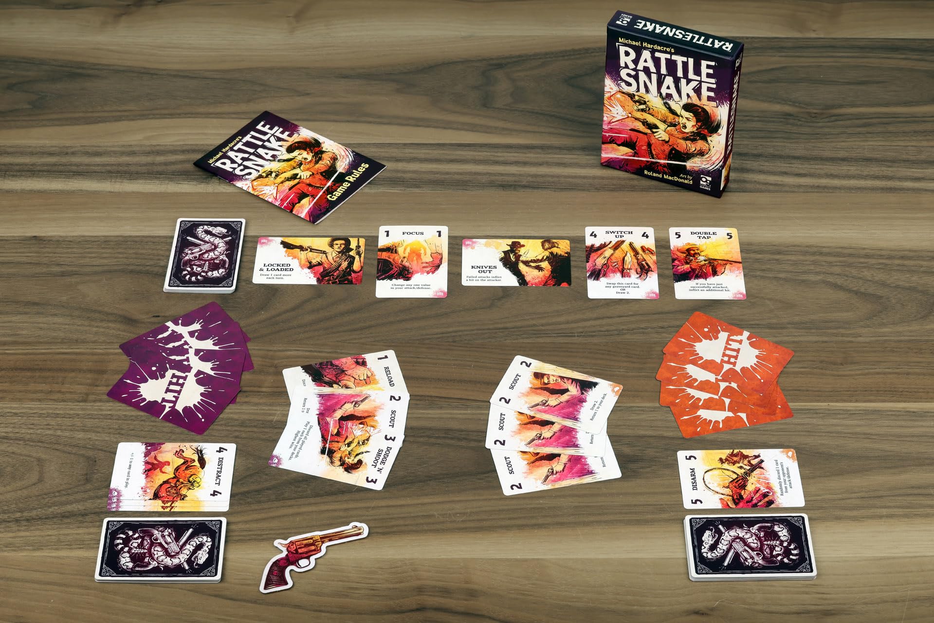 Osprey Games Rattlesnake Dedicated Deck Card Game | 2 Players | ~15 Min Playtime | Ages 16+