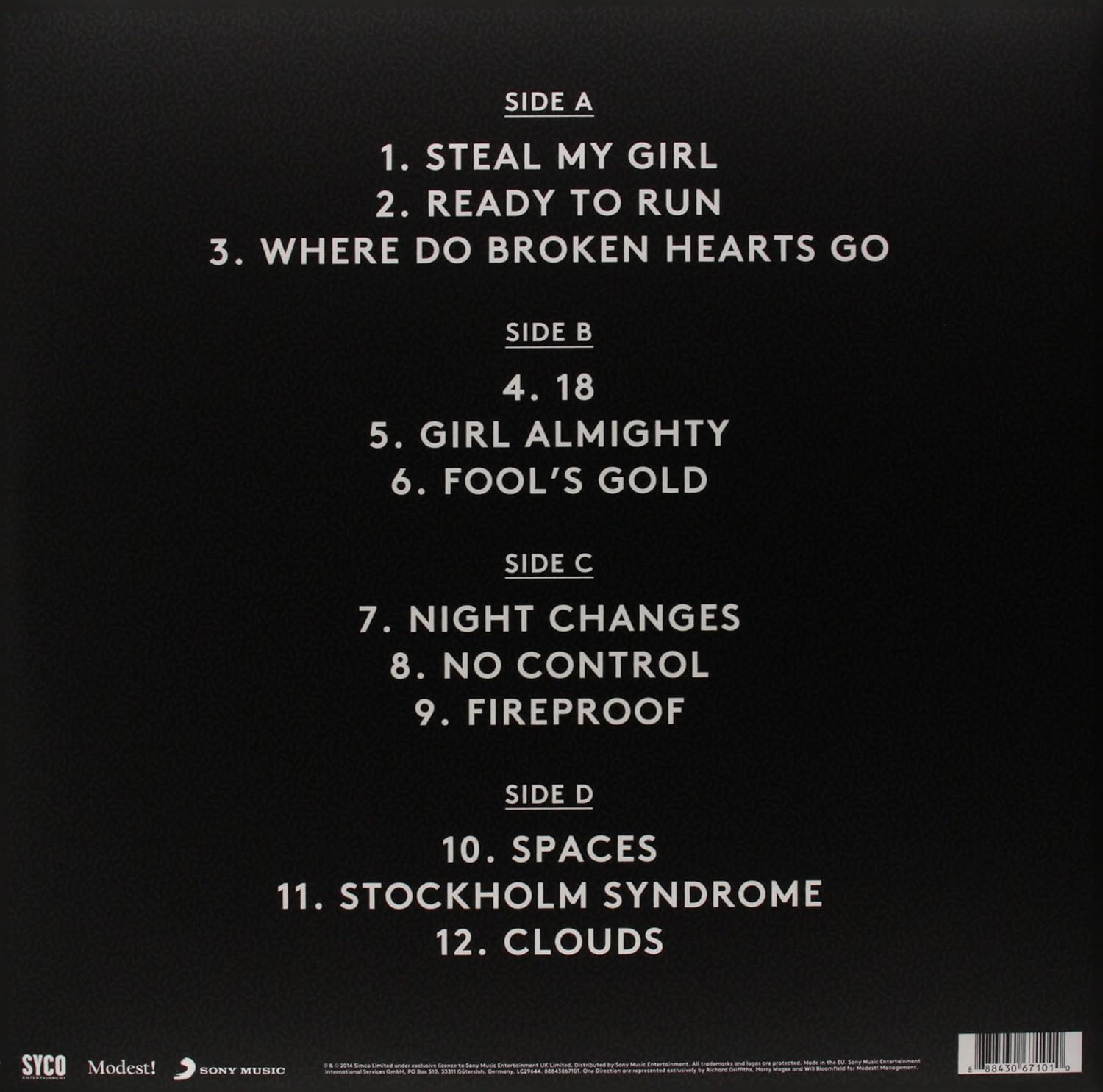 One Direction - FOUR Vinyl LP 2