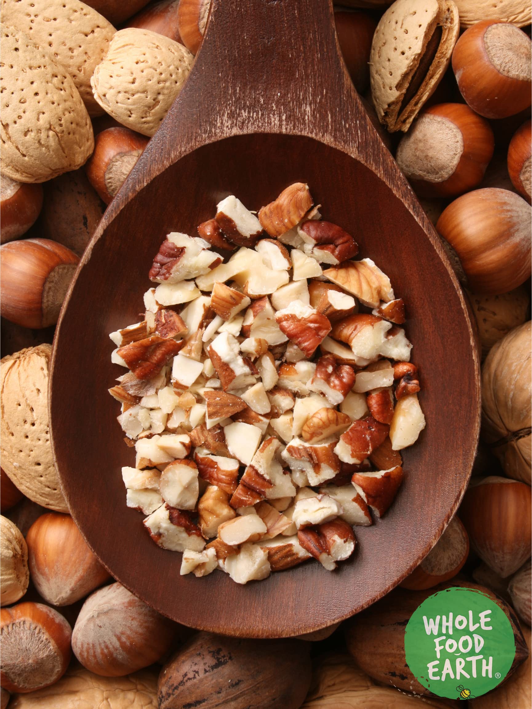 Wholefood Earth Mixed Chopped Nuts 1 kg | GMO Free | Vegan | Natural Source of Protein & Fibre 4