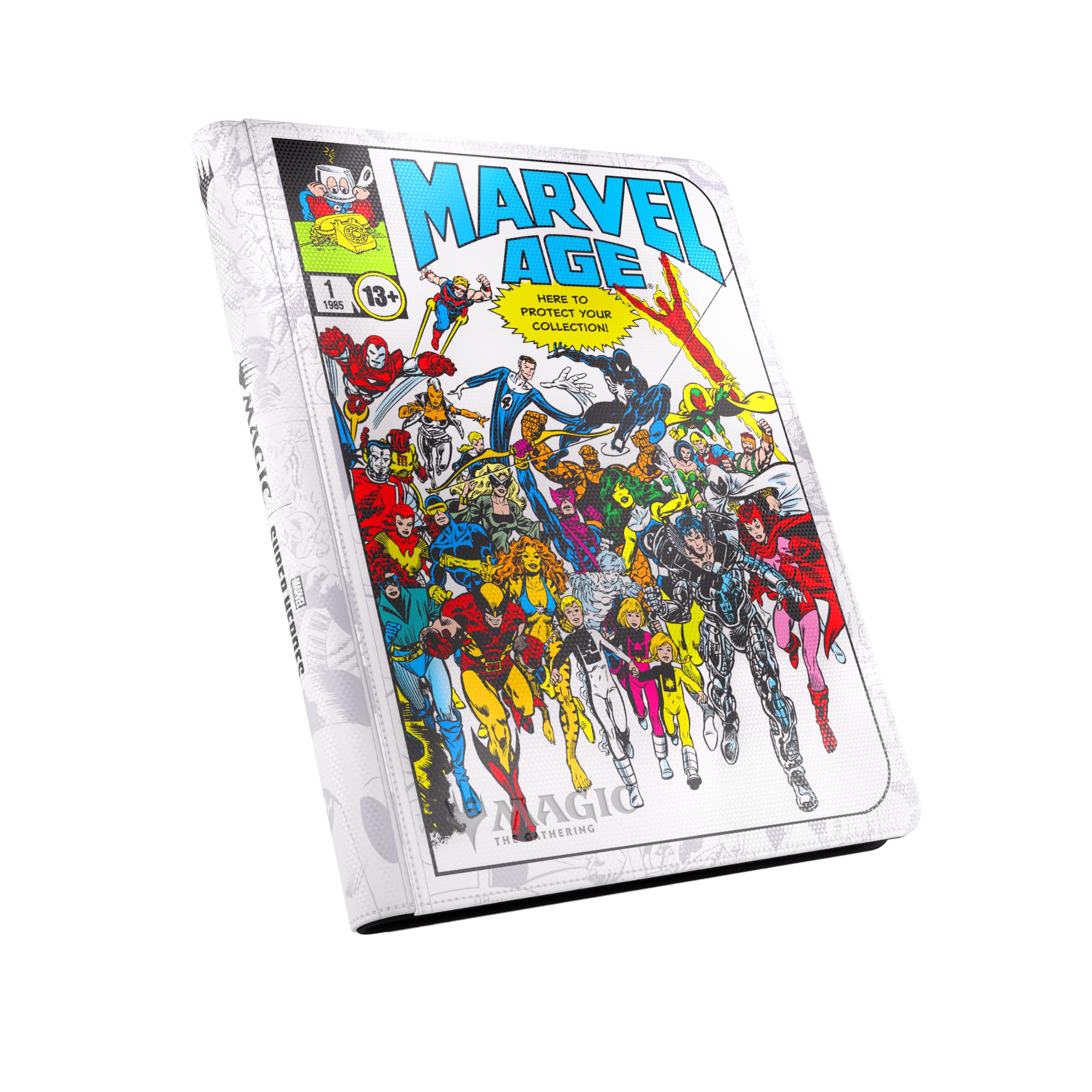 Gamegenic Marvel Super Heroes Zip-Up Album - Holds 360 Cards | Side-Loading Pockets | Zip-Up Closure 1