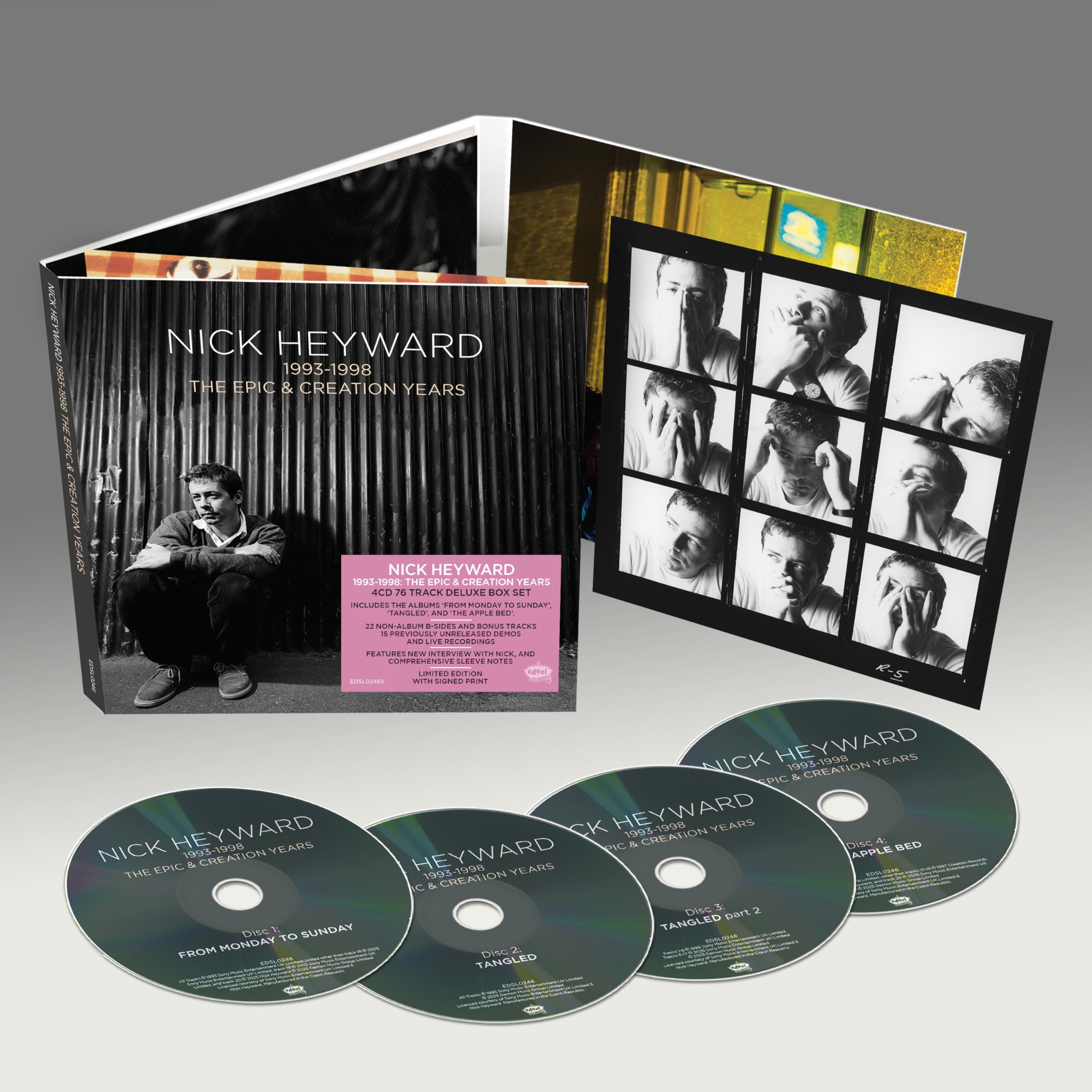 Nick Heyward - Epic & Creation Years Signed Edition Deluxe Packaging