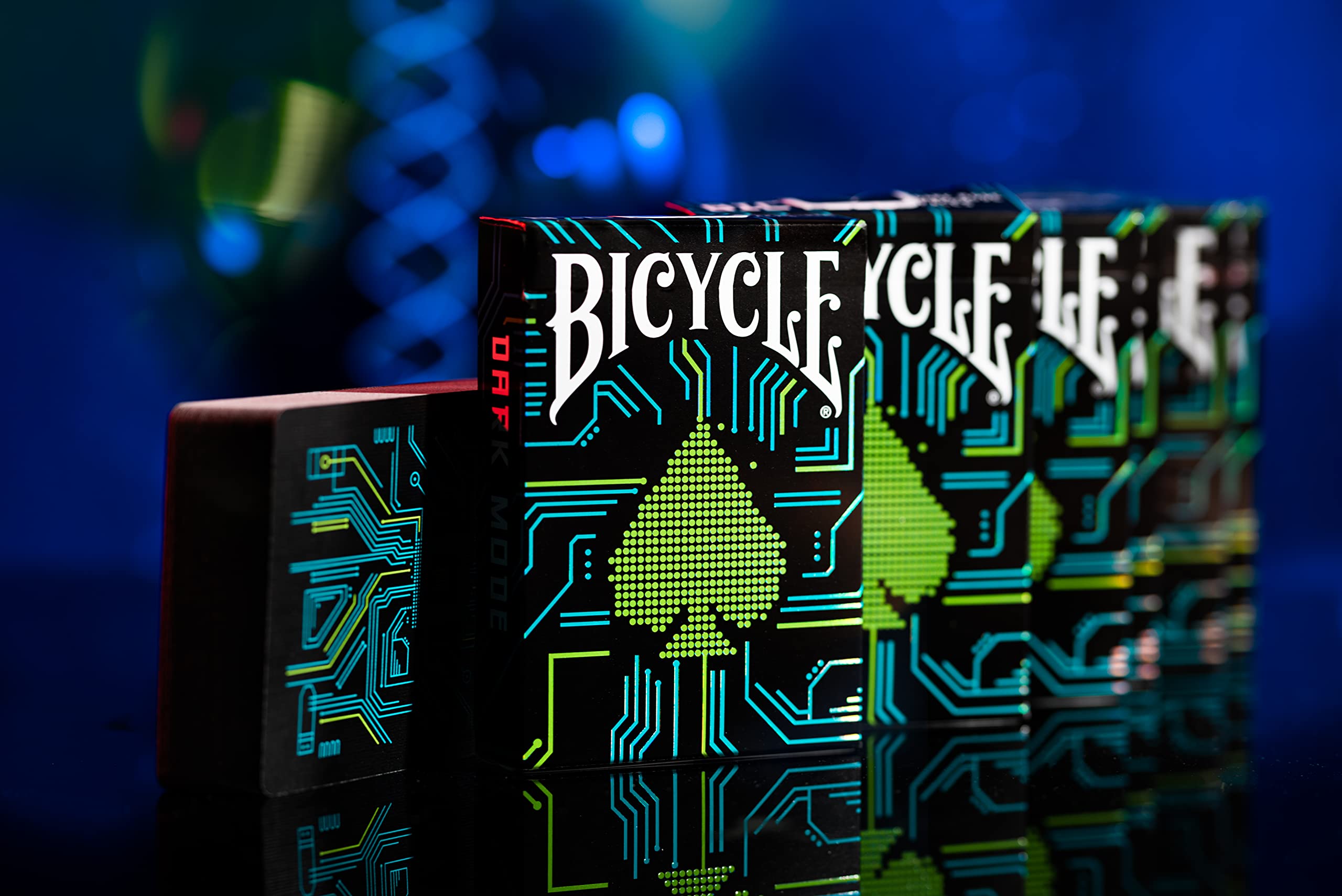 Bicycle Dark Mode Playing Cards - Air Cushion Finish | Premium Cardstock | Made in USA 6