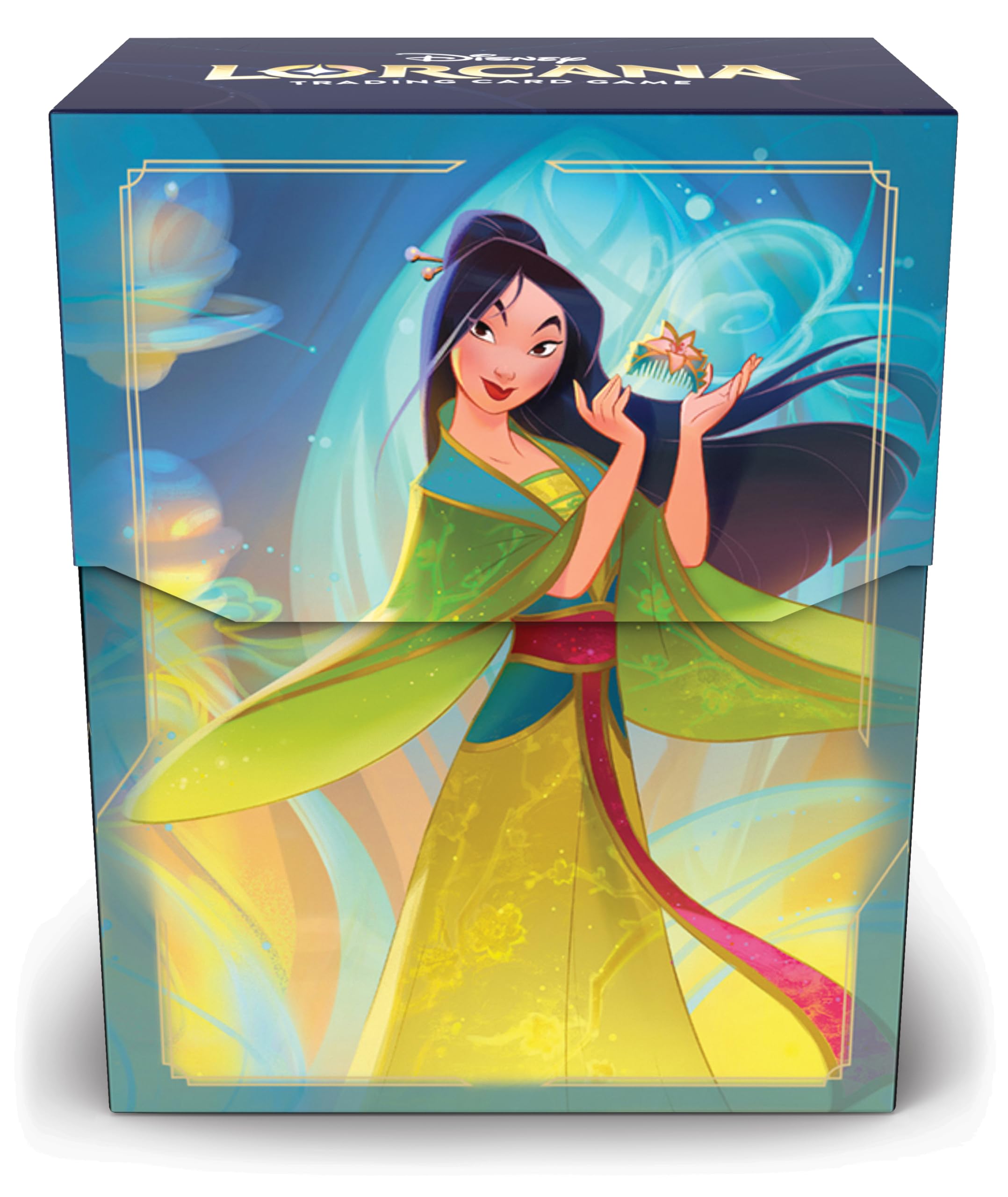 Ravensburger Disney Lorcana Deck Box - Fabled Set 9 Mulan and I2I Art 6
