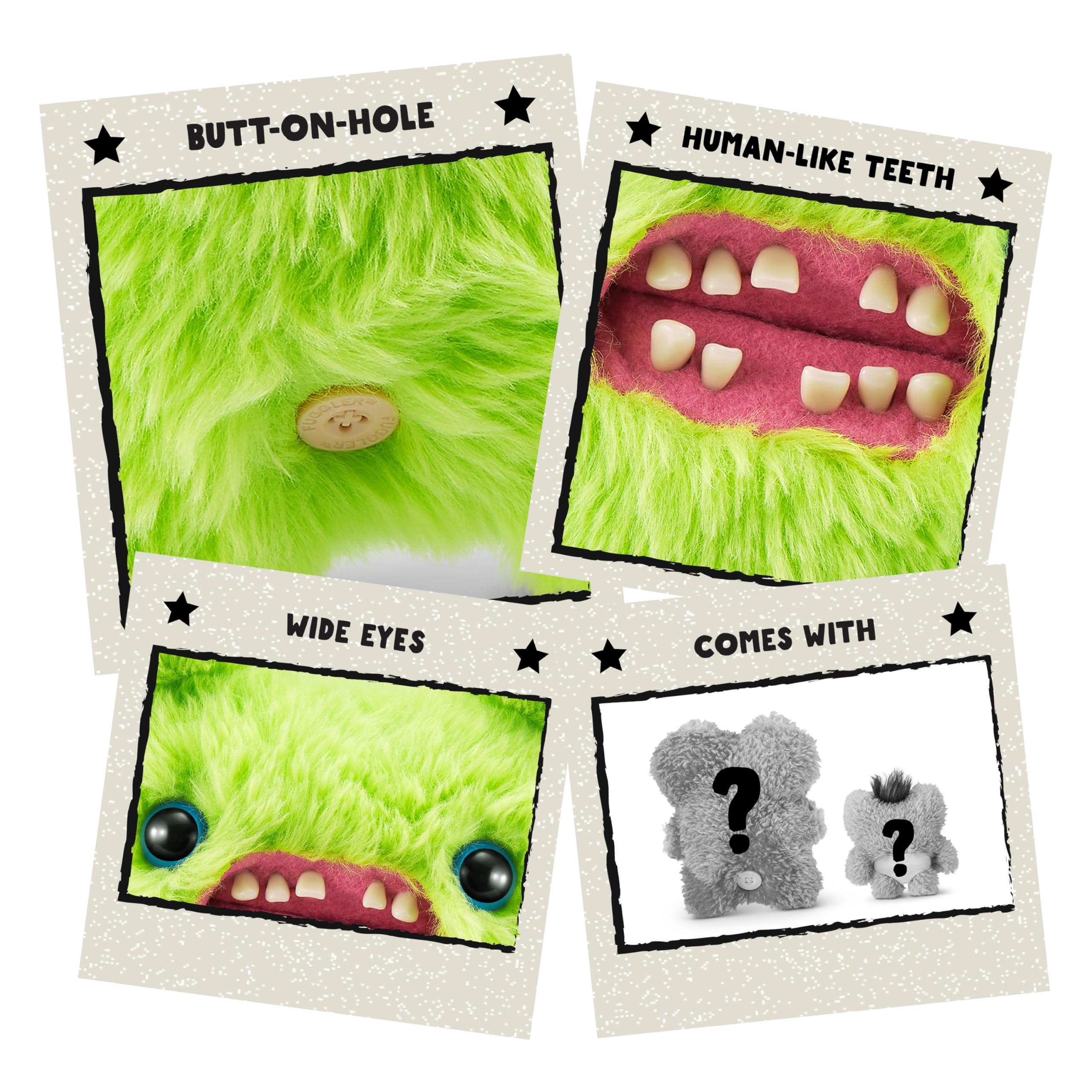 Fuggler Fugg Family by ZURU - Funny Ugly Monster Plush Collectible (Screech) 4