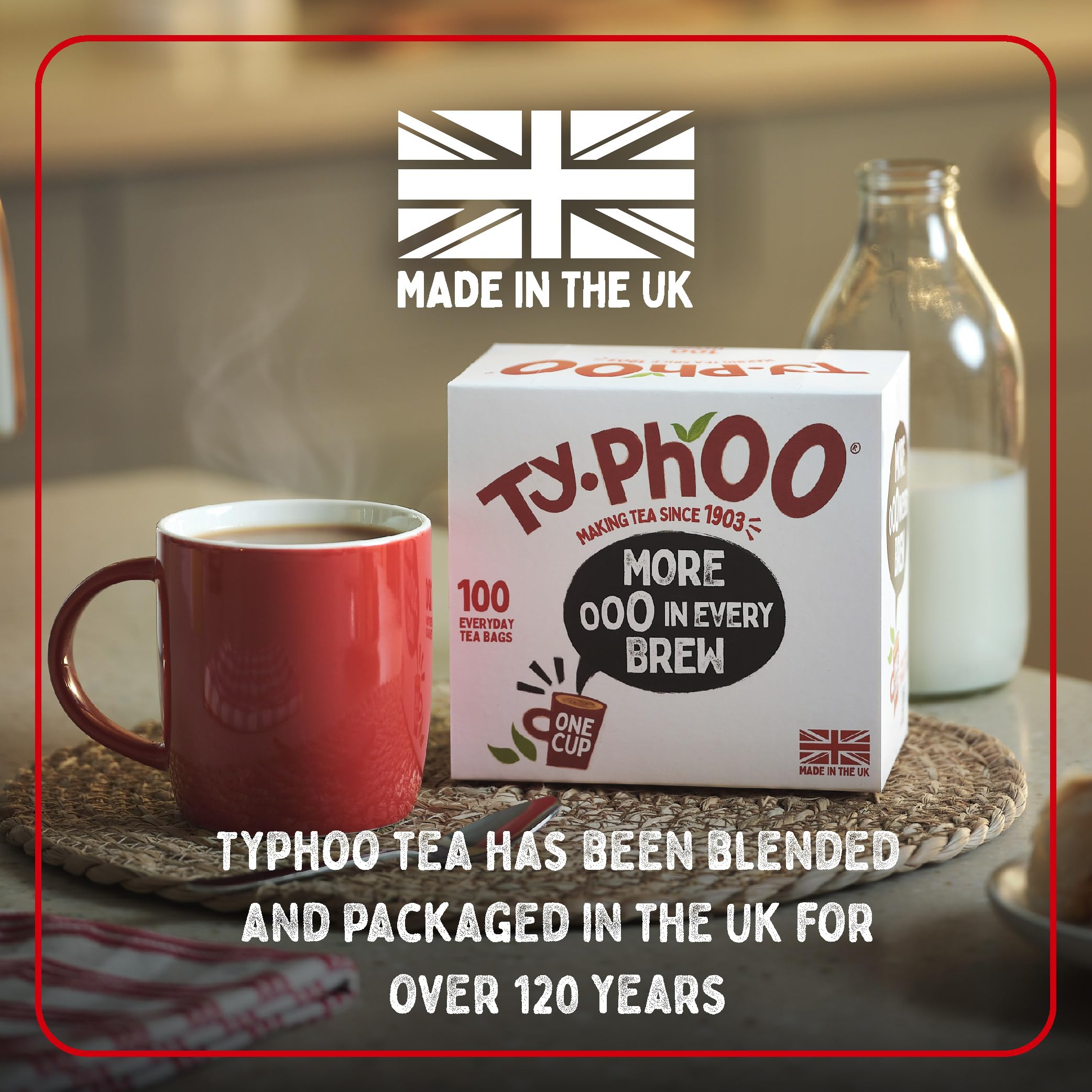 TY.PHOO Black Tea Bags - 100 Count | Smooth Classic British Blend 4