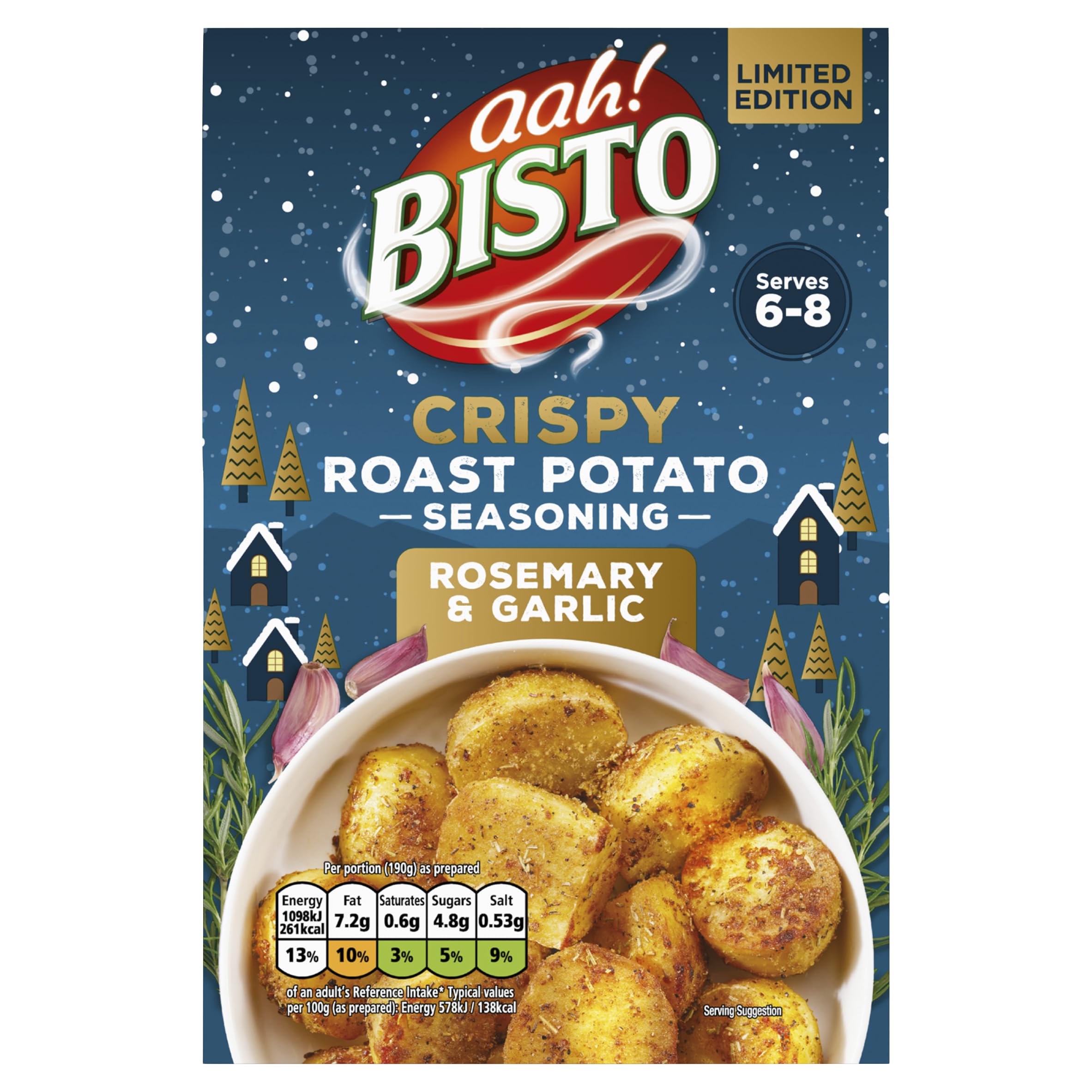 Bisto Crispy Roast Potato Seasoning, Rosemary & Garlic, 80g 1