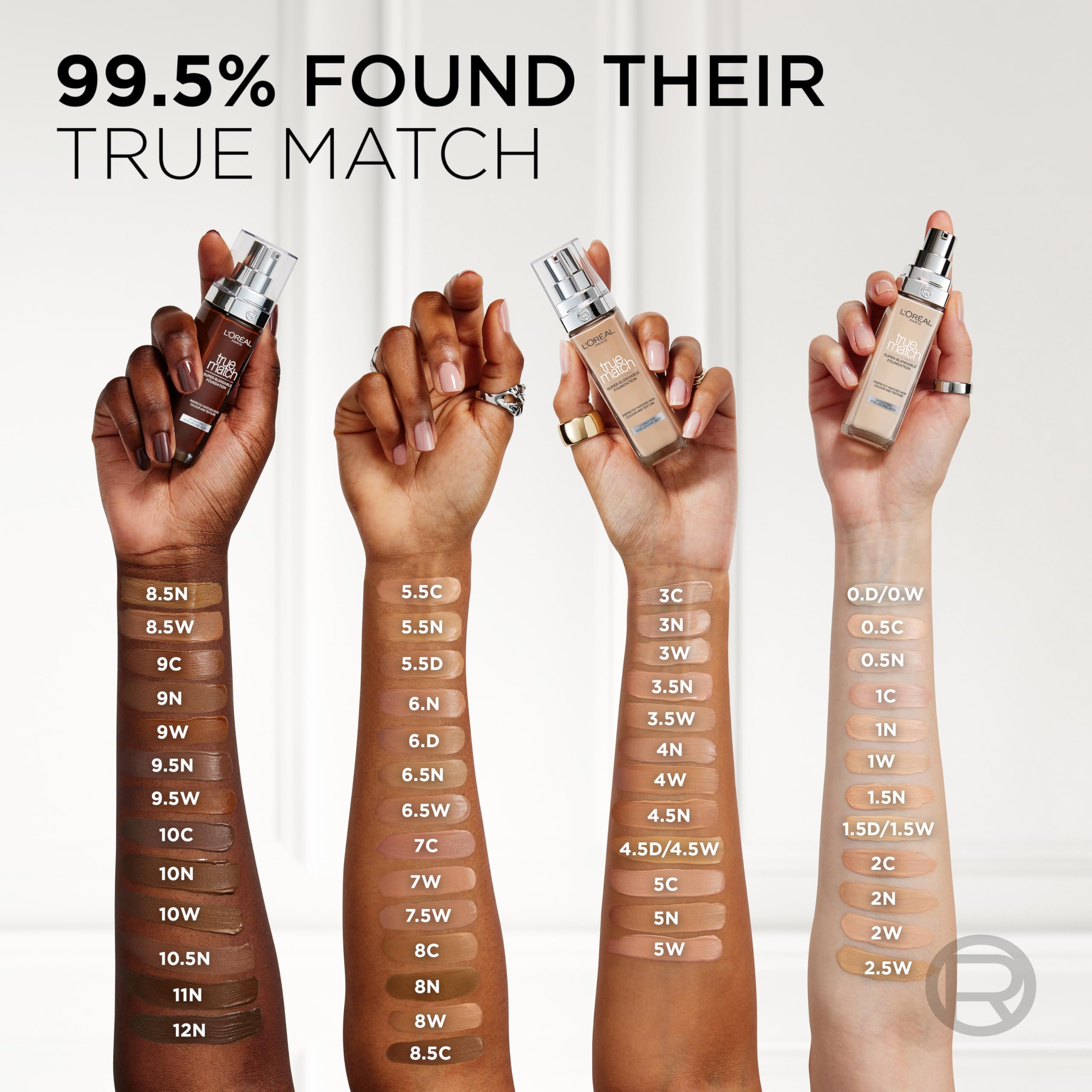 L'Oréal Paris - True Match Hydrating Liquid Foundation (30 ml) 7